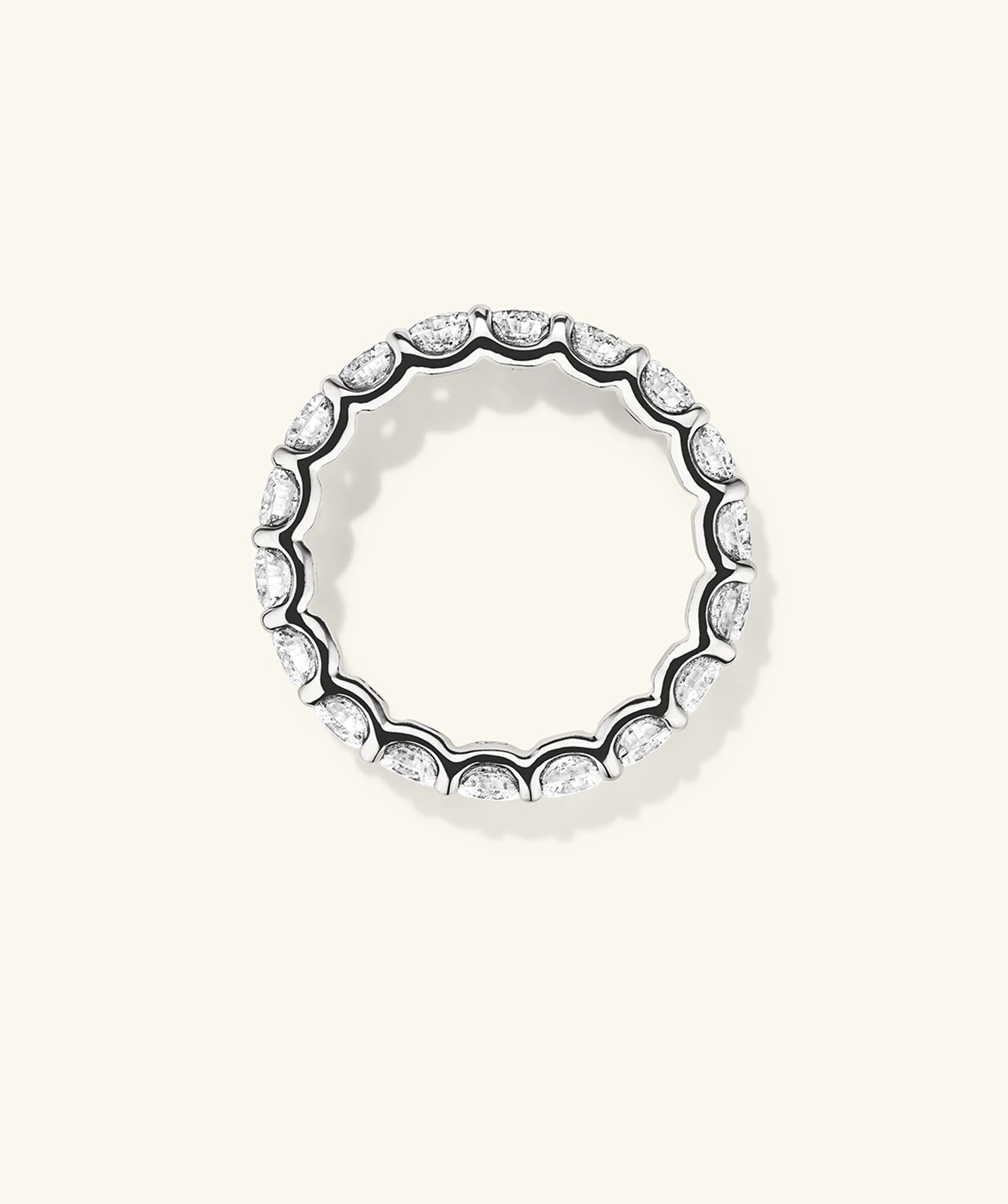 3.5mm Lab Grown Diamond Eternity Band - Image 11