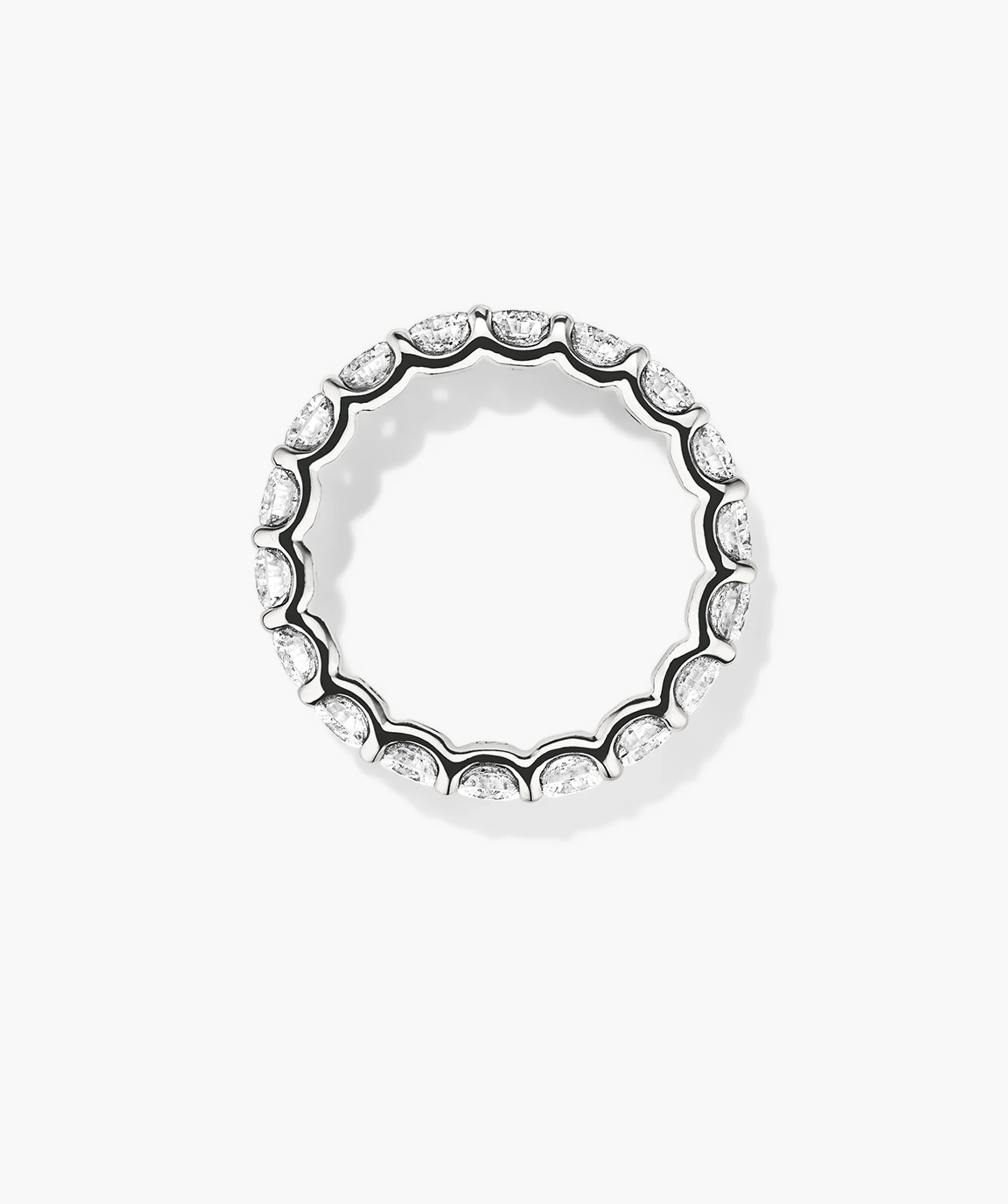 3.5mm Lab Grown Diamond Eternity Band - Image 7