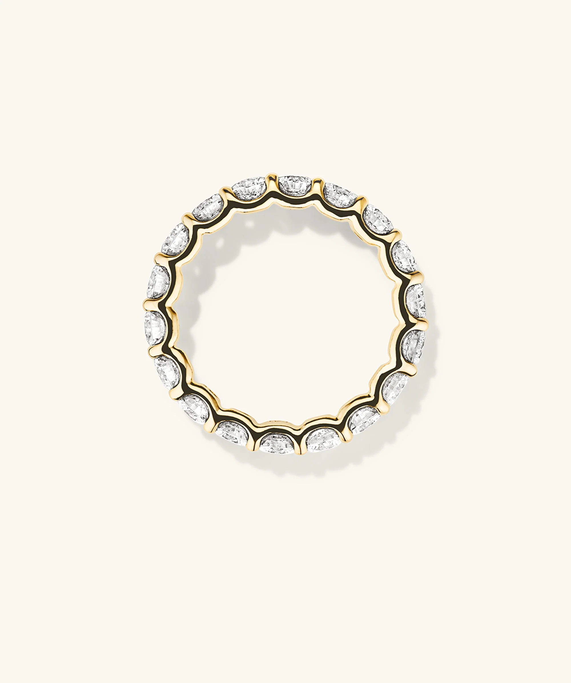 3.5mm Lab Grown Diamond Eternity Band - Image 8