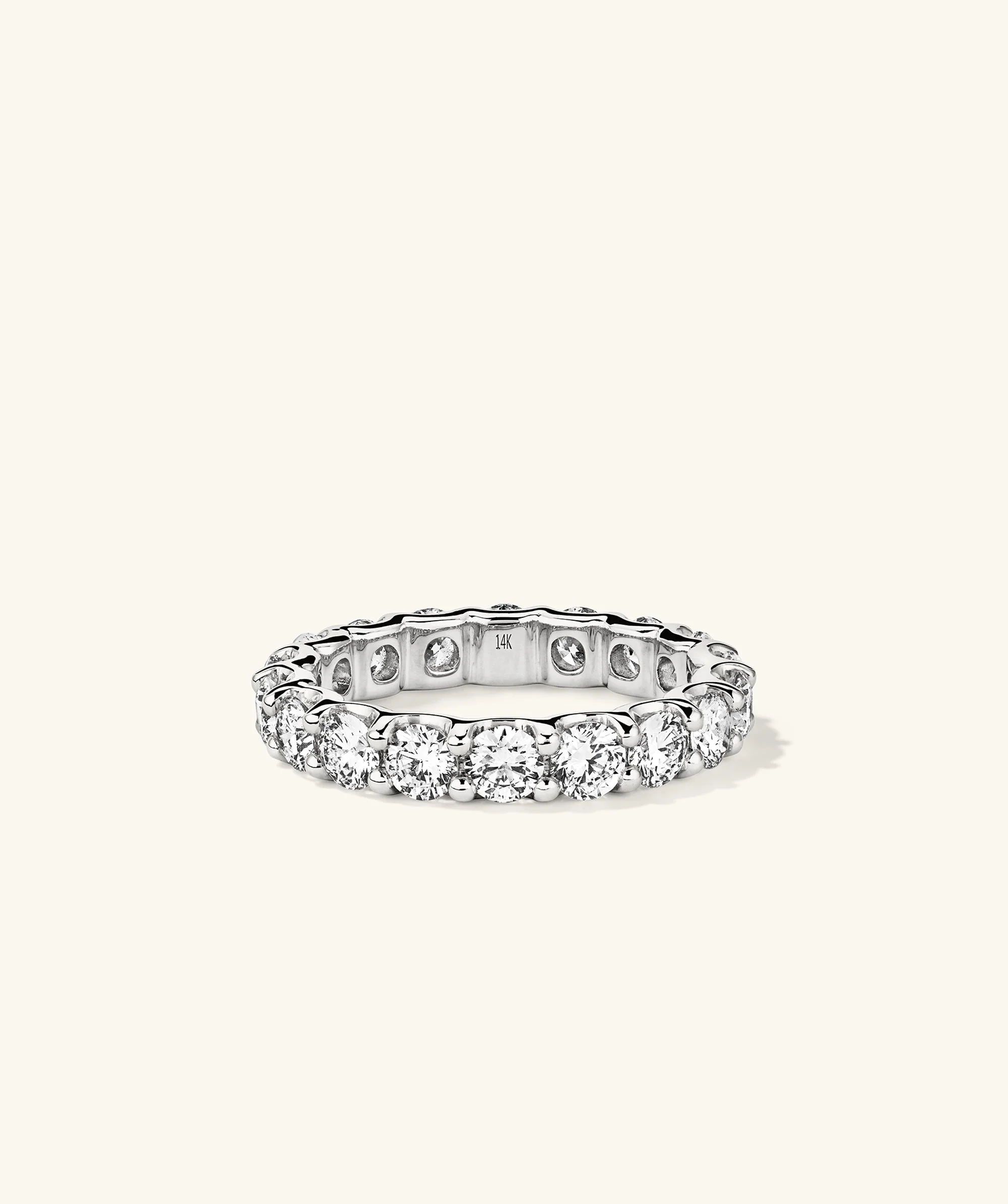 3.5mm Lab Grown Diamond Eternity Band - Image 9