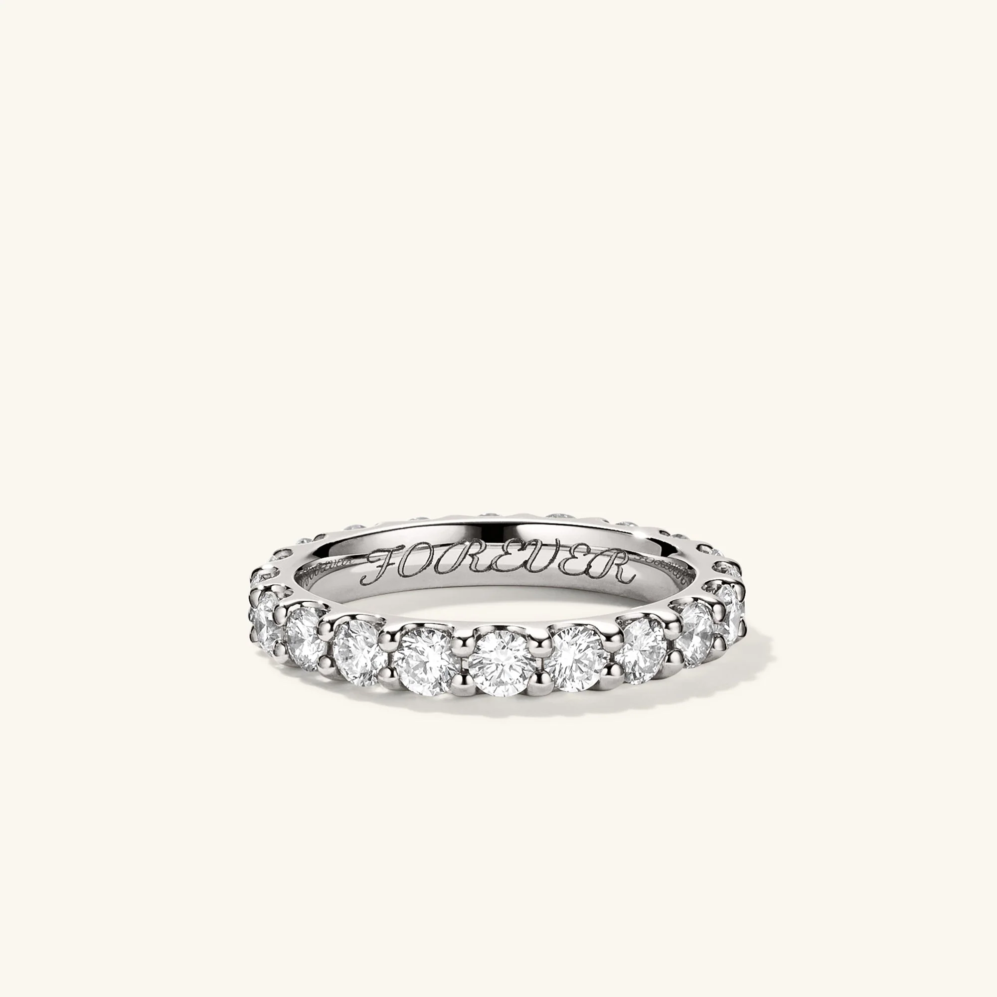 3mm Bold Diamond Eternity Band - Image 12