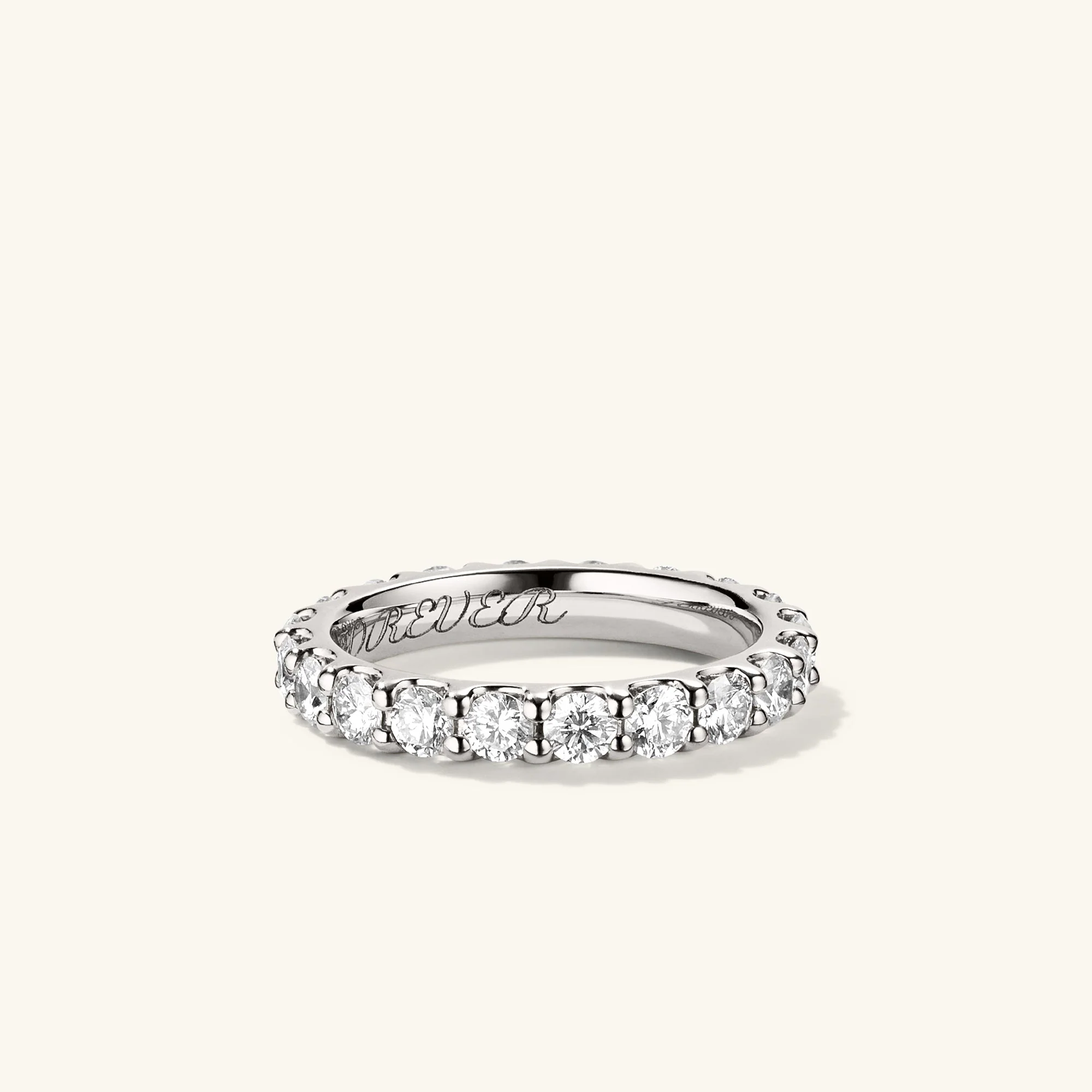 3mm Bold Diamond Eternity Band - Image 16