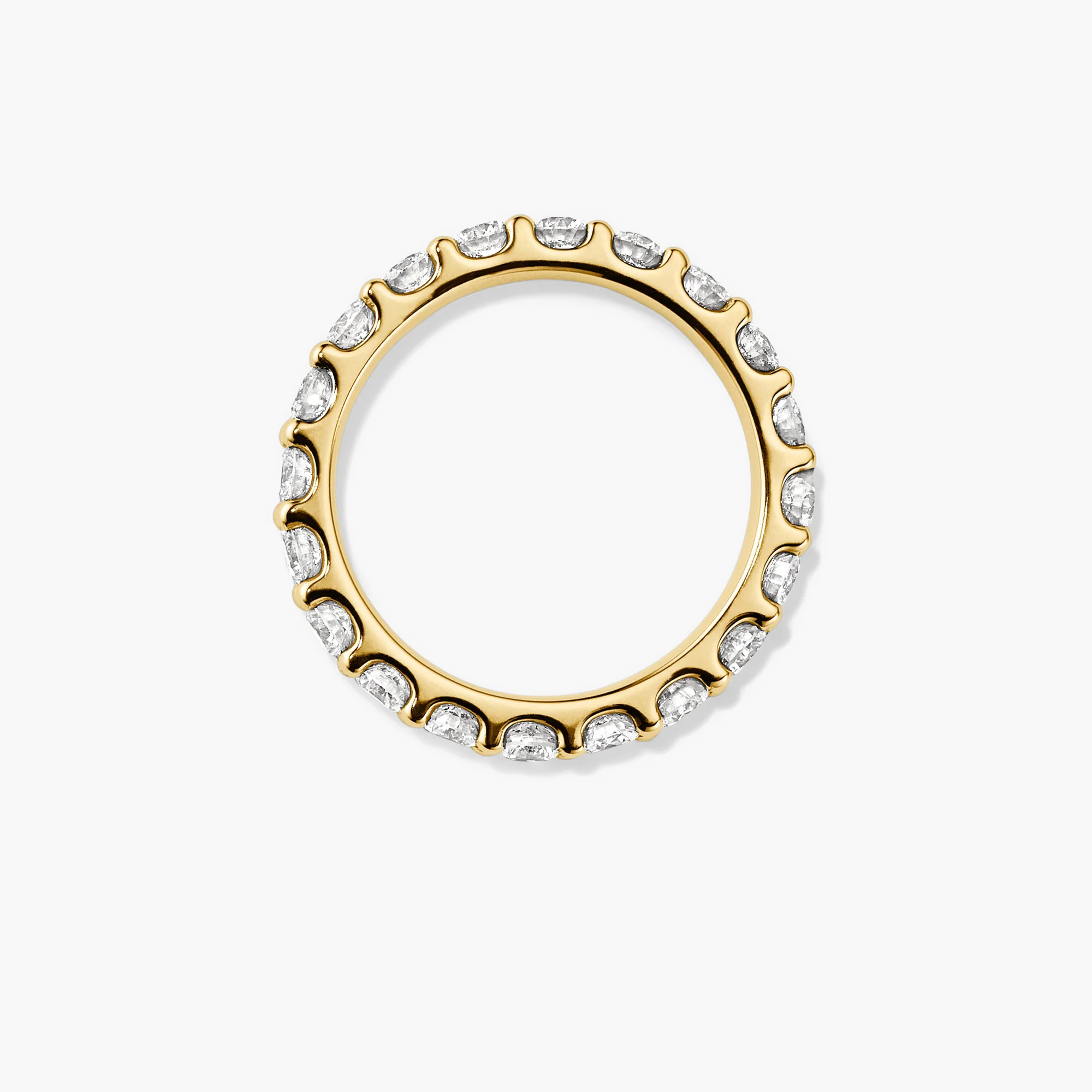3mm Bold Diamond Eternity Band - Image 4