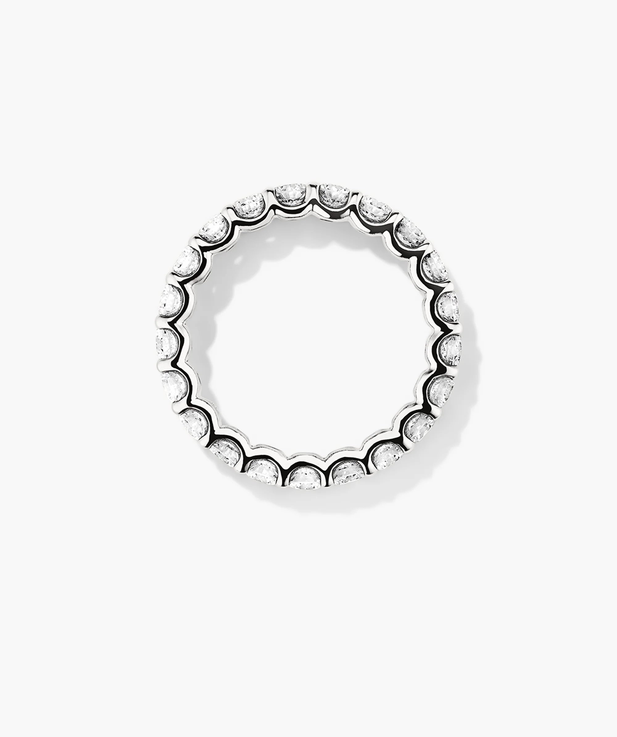 3mm Lab Grown Diamond Eternity Band - Image 5