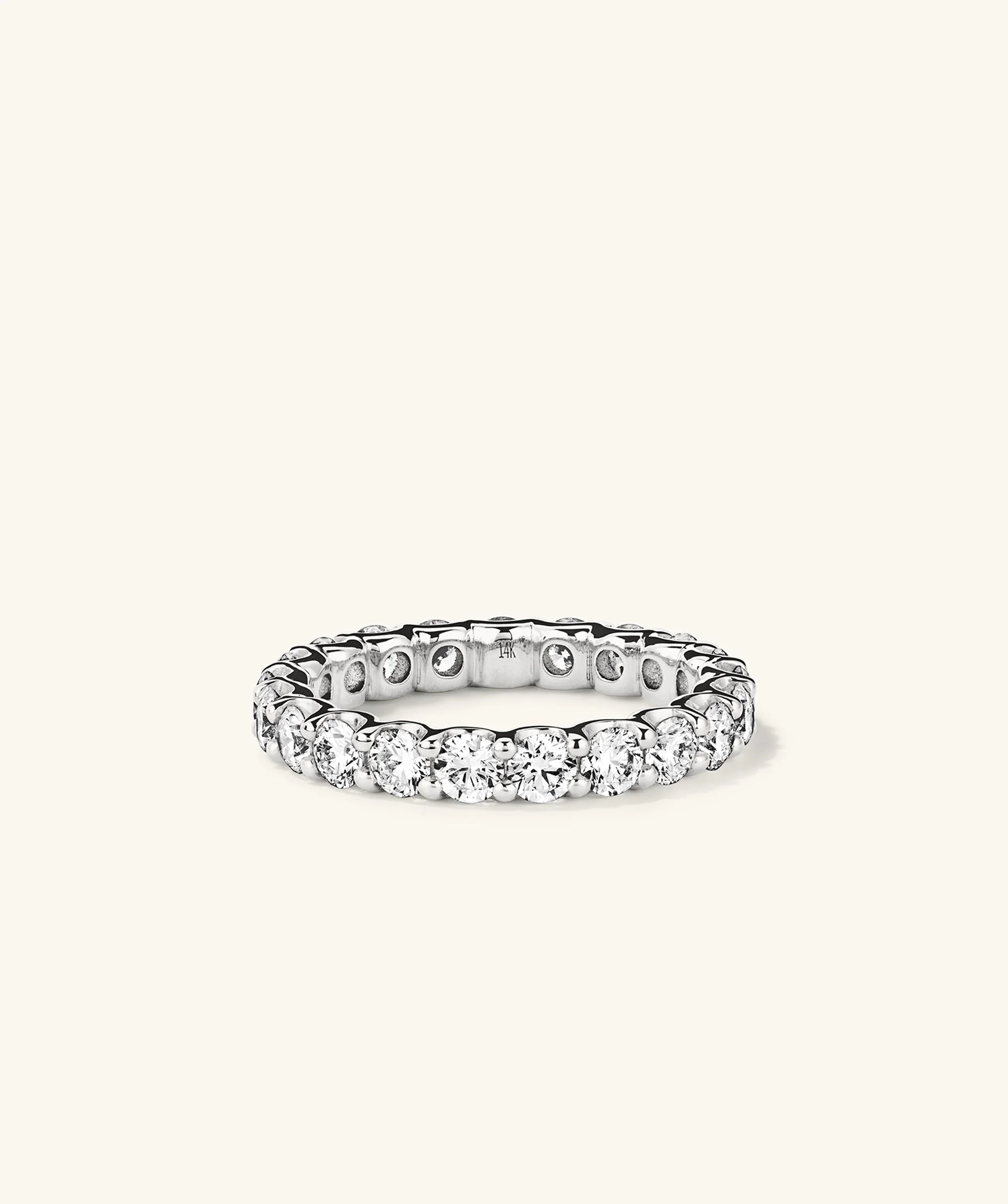 3mm Lab Grown Diamond Eternity Band - Image 7