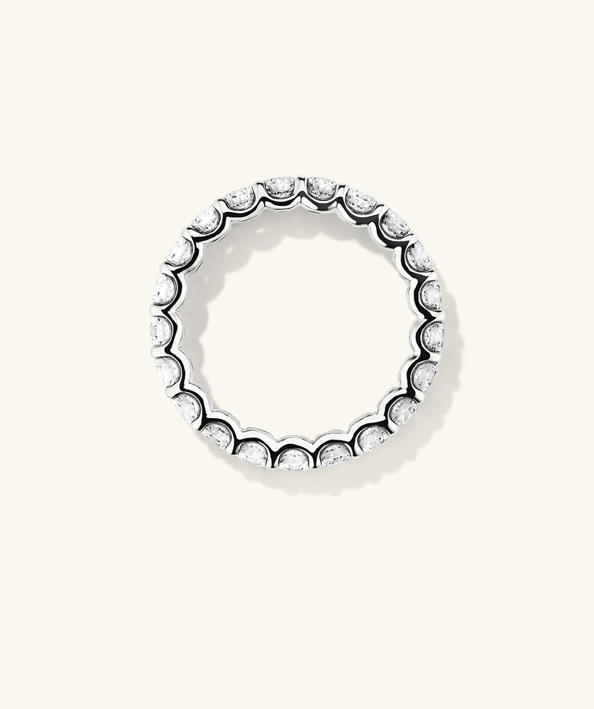 3mm Lab Grown Diamond Eternity Band - Image 8