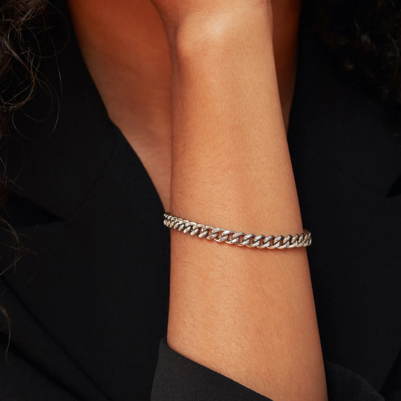 5mm Curb Chain Bracelet - Image 15