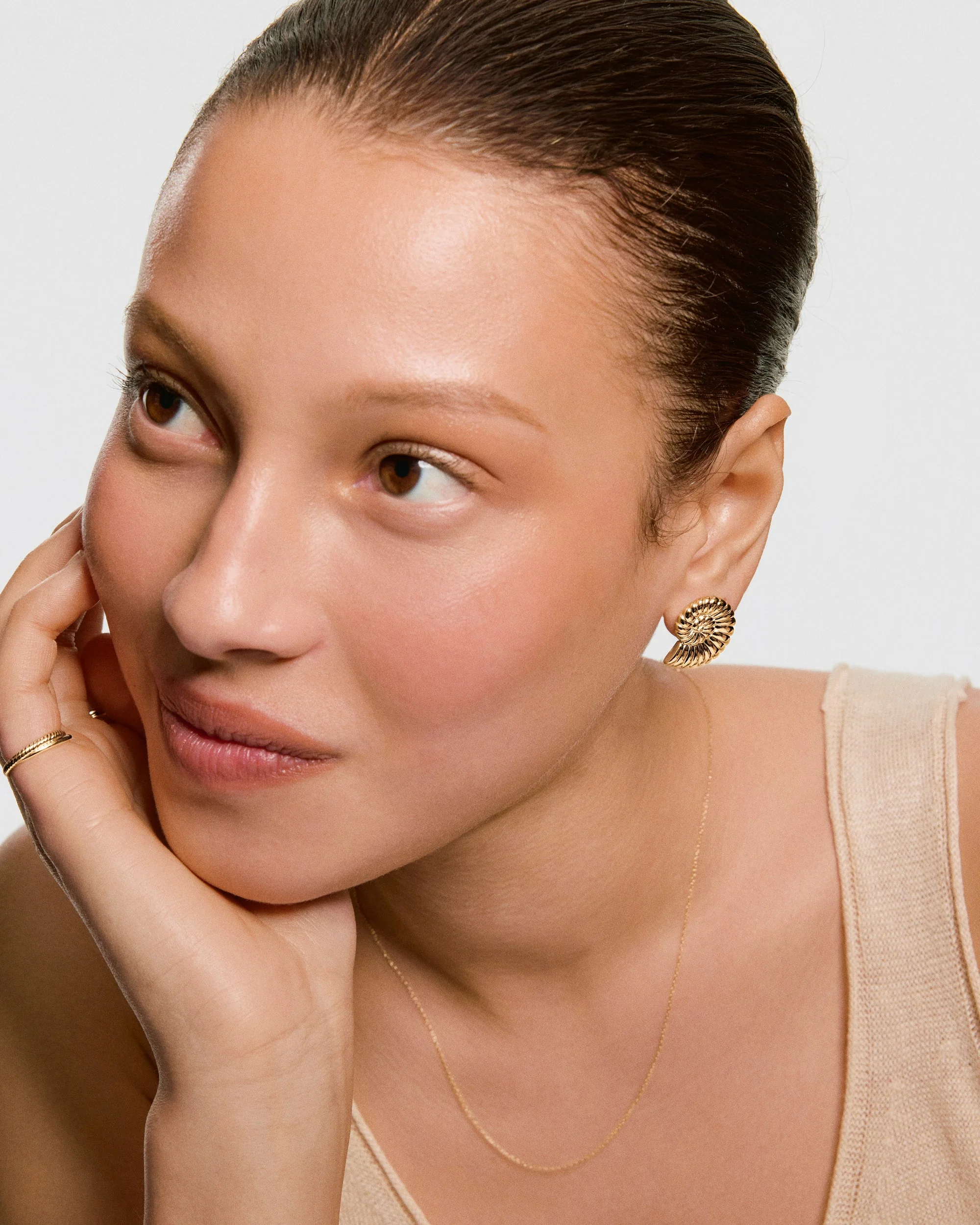 Ammonite Oversized Studs - Image 2
