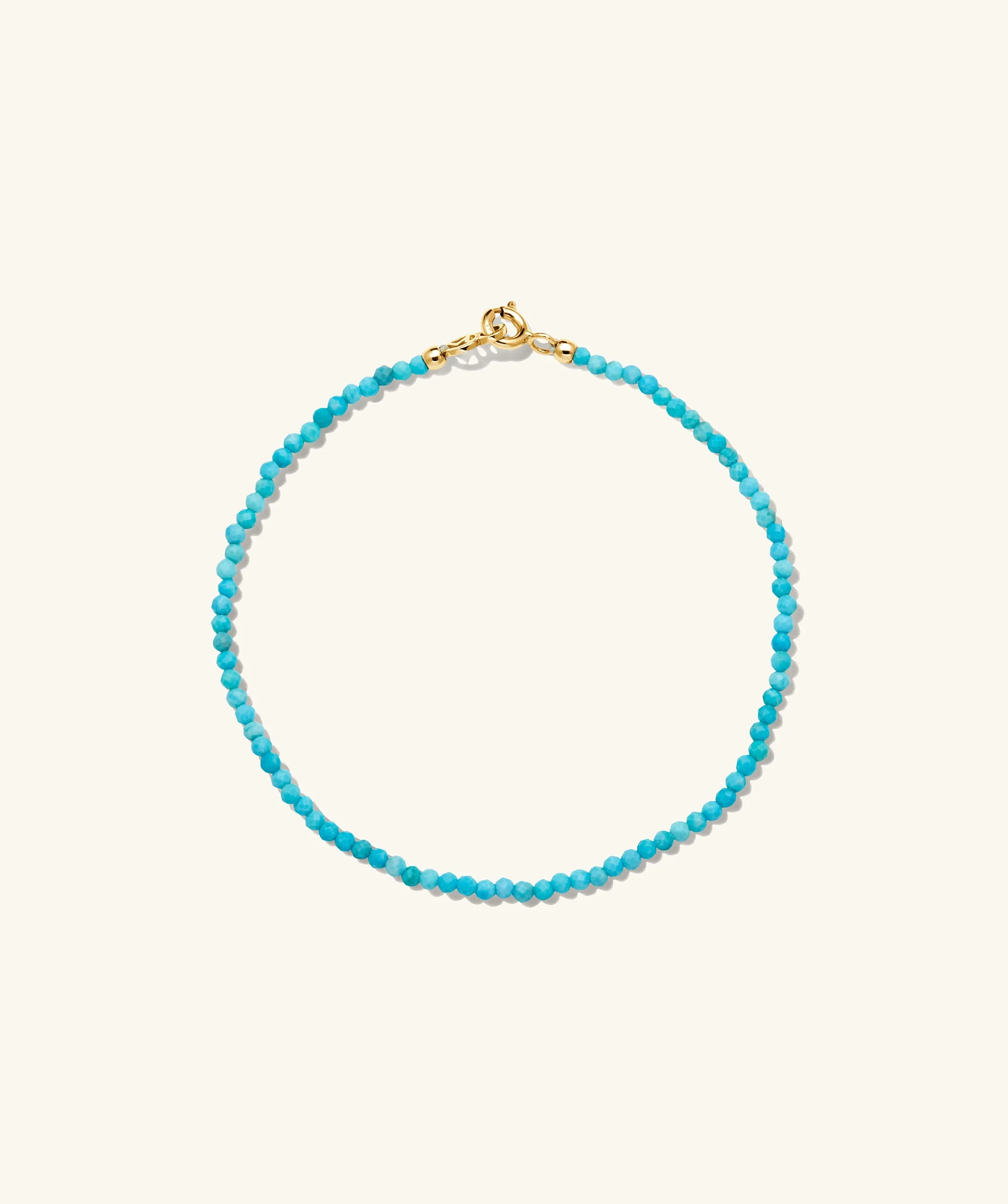 Anya Turquoise Beaded Bracelet - Image 2