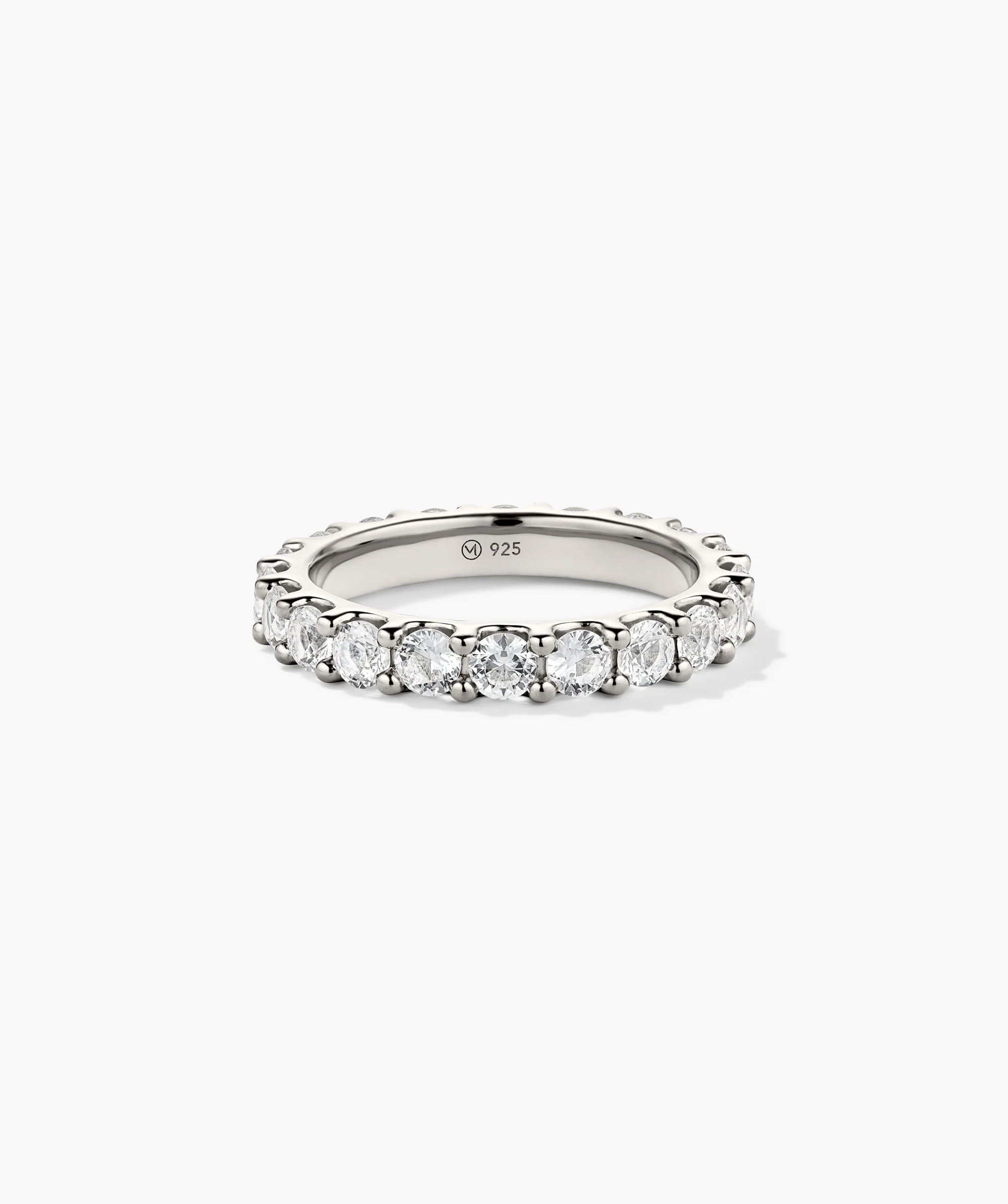 Aurora Lab Grown Sapphire Eternity Ring - Image 3