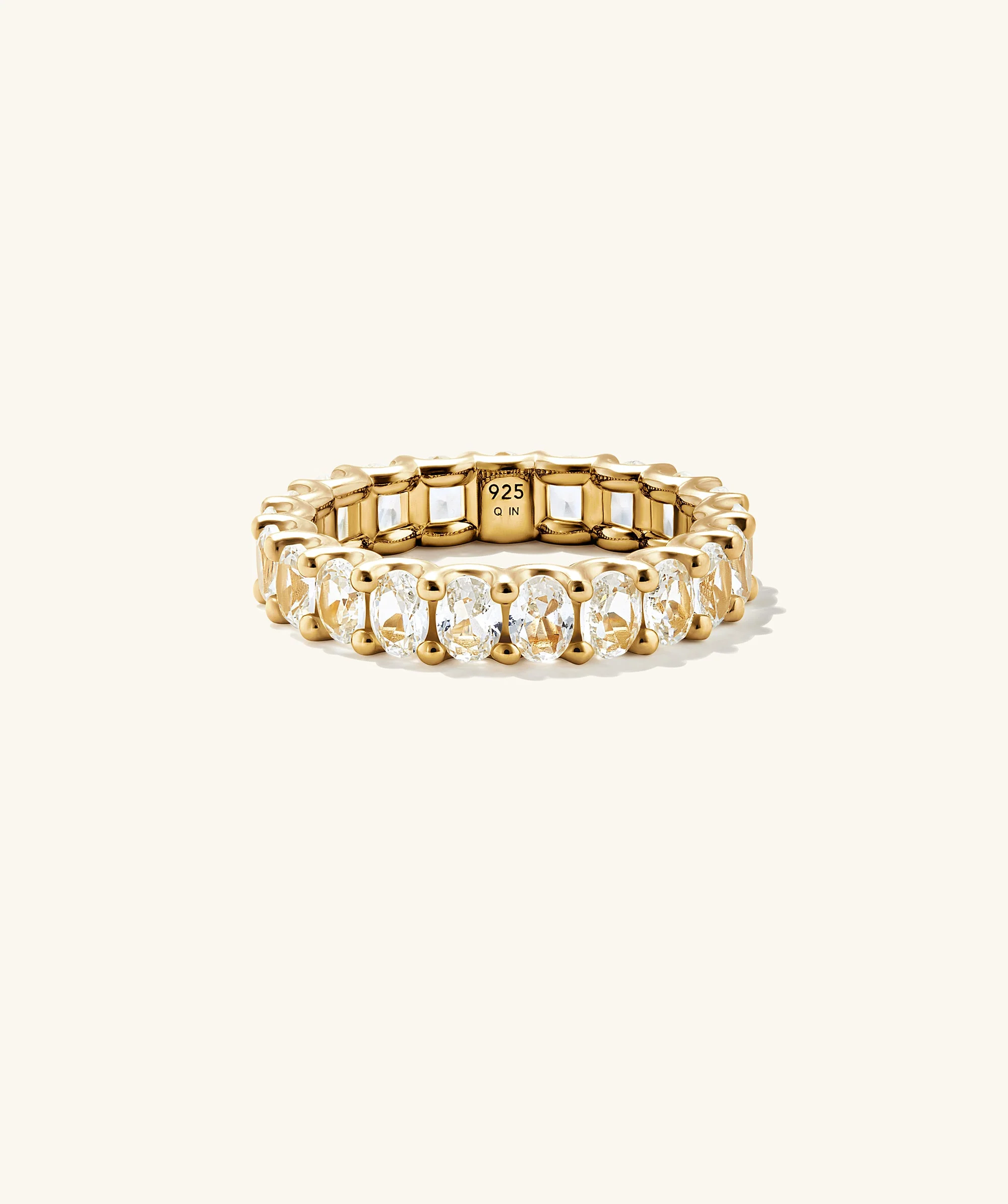 Aurora Oval Eternity Ring - Image 2