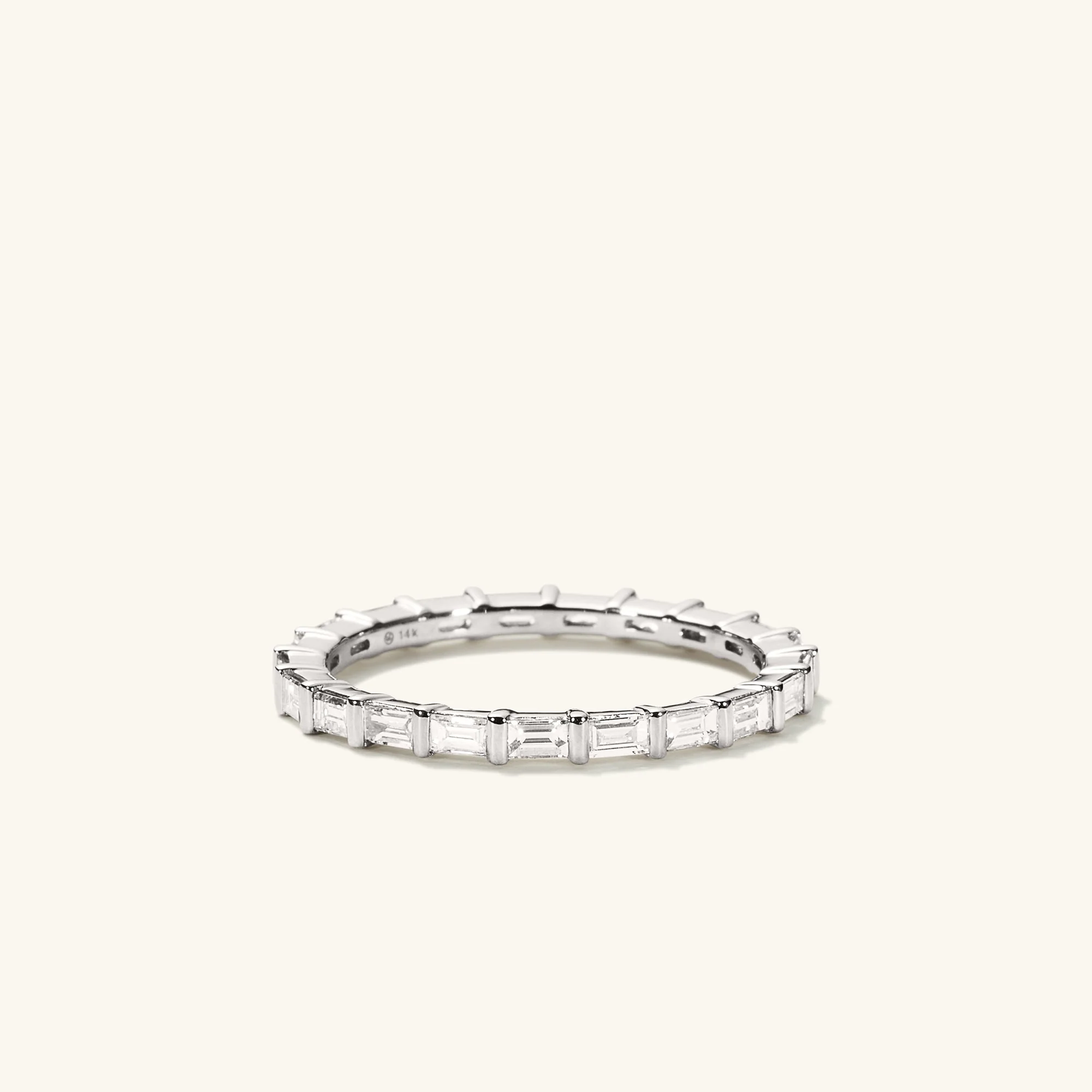 Baguette Diamond Eternity Band - Image 11