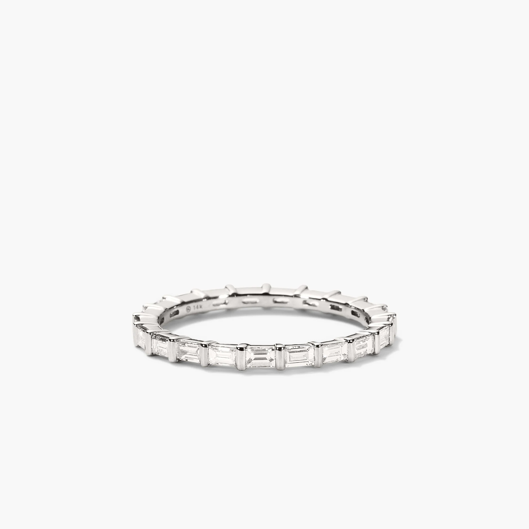 Baguette Diamond Eternity Band - Image 6