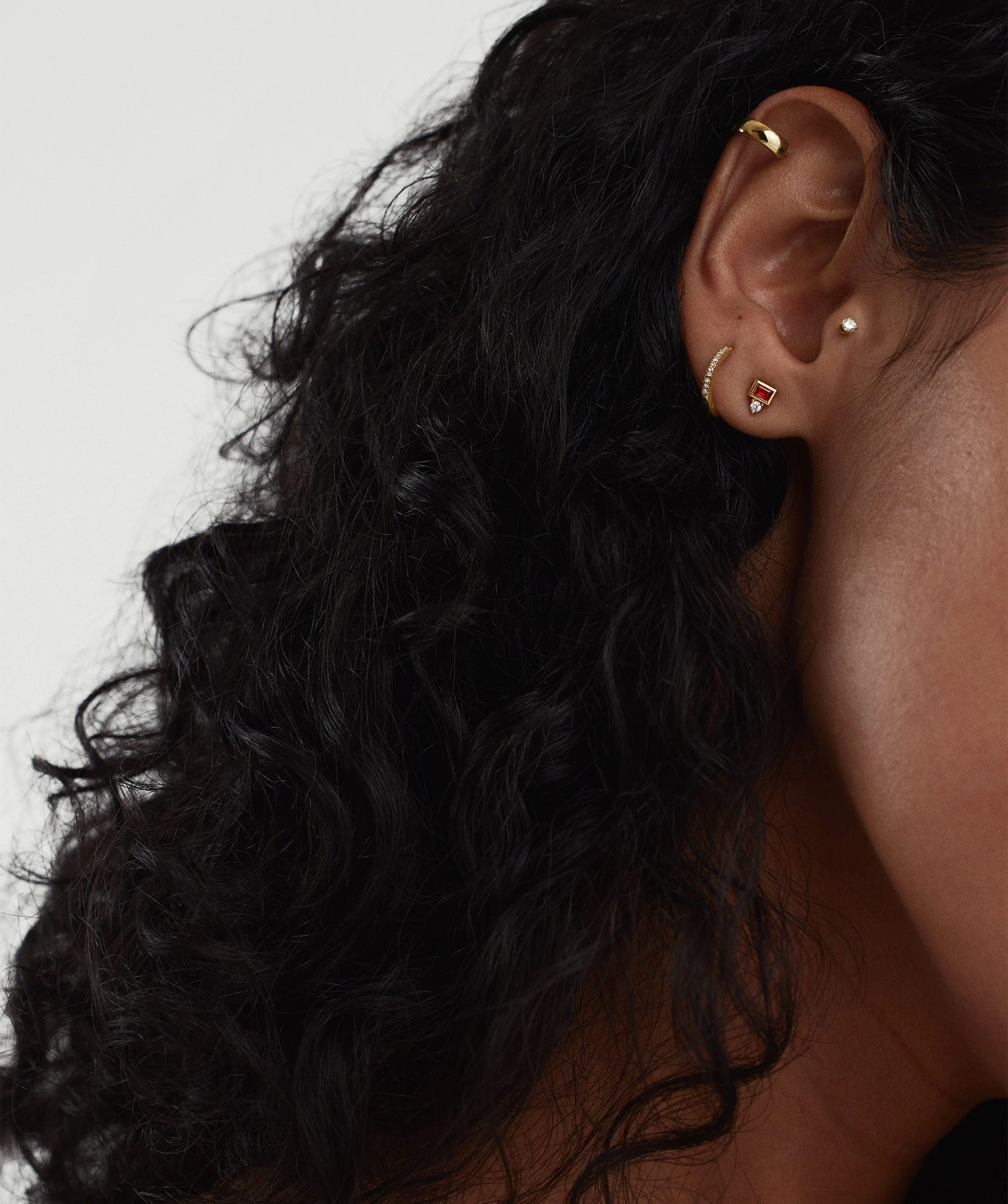 Baguette Duo Studs - Image 7