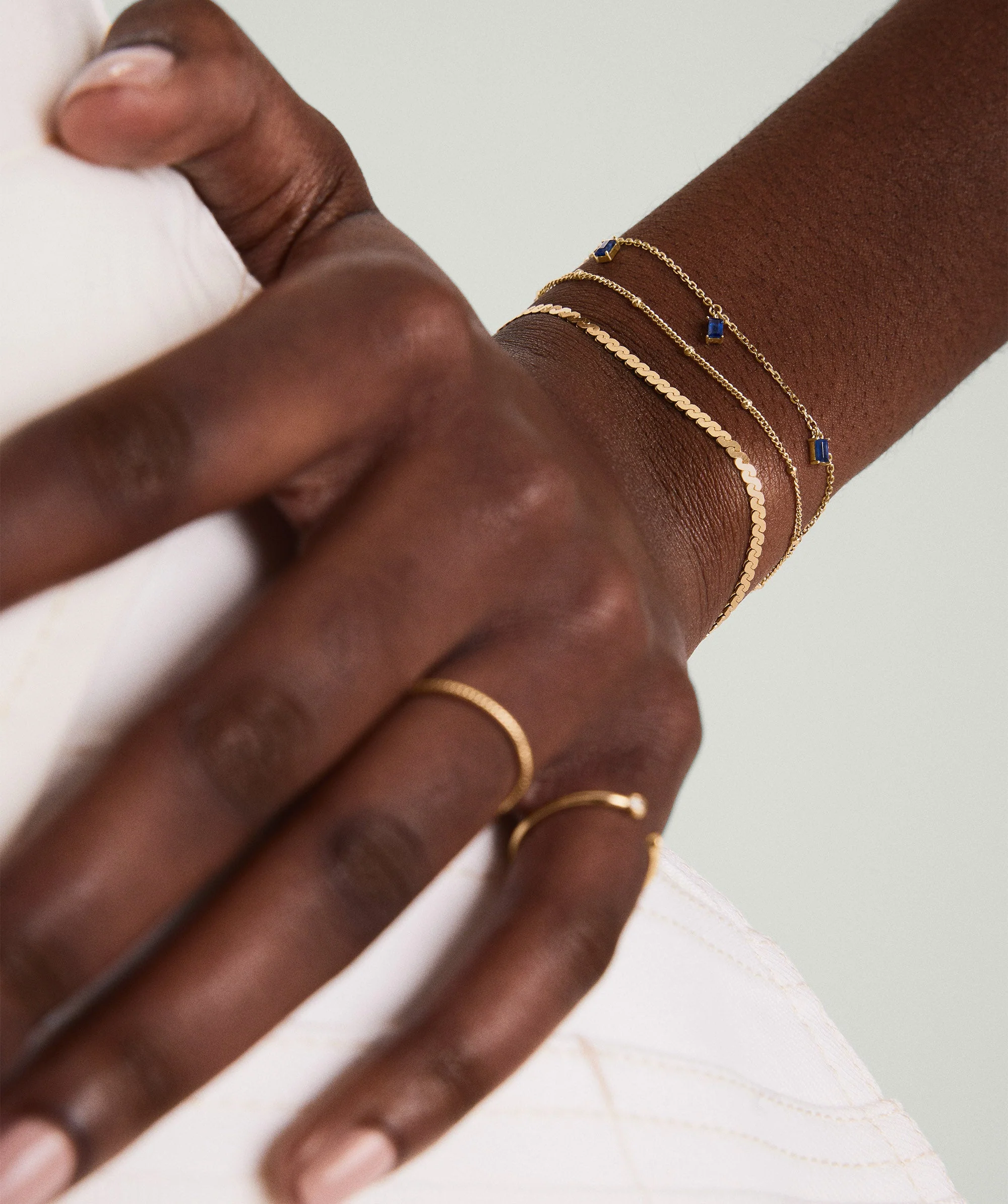 Baguette Gemstone Bracelet - Image 13