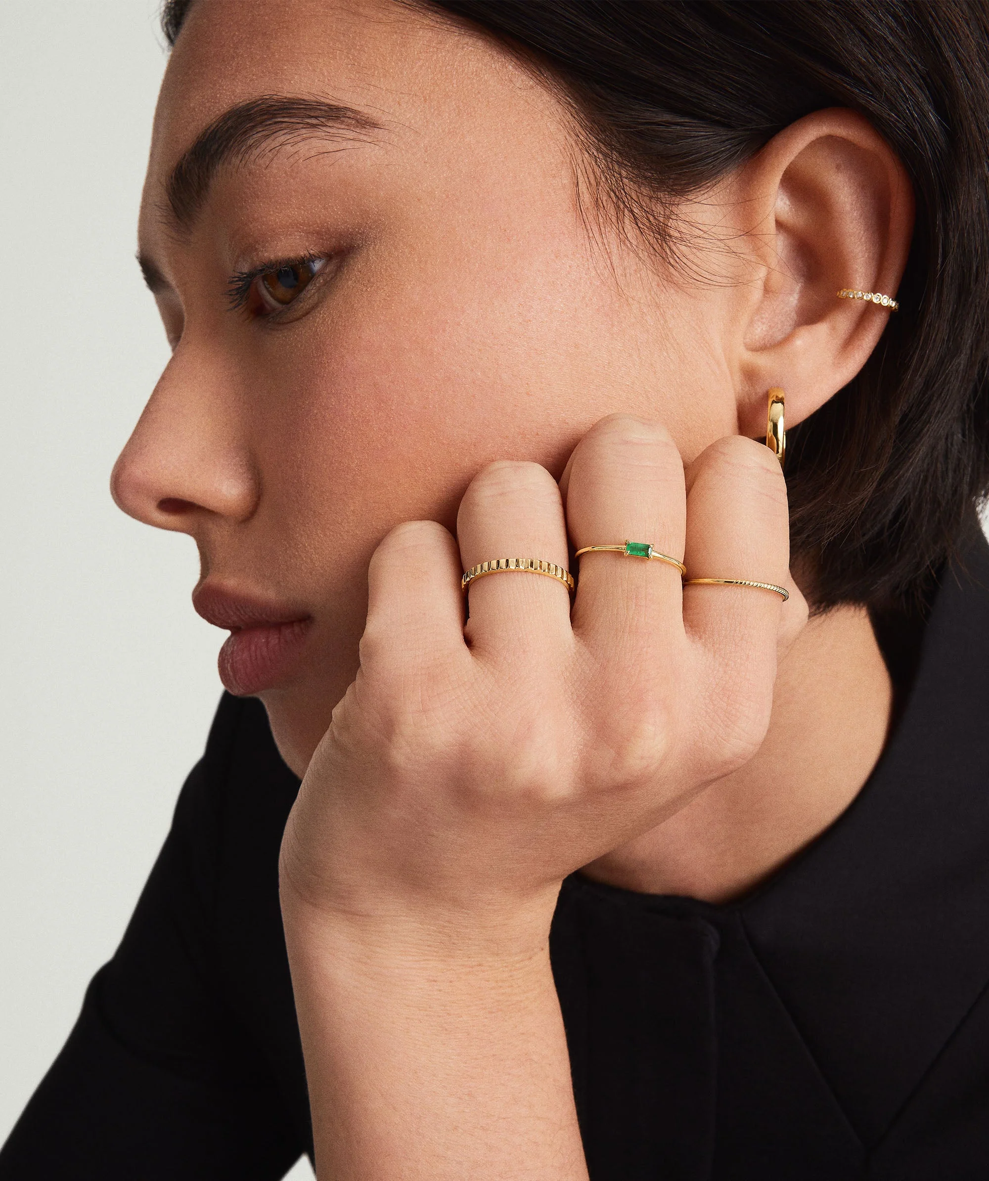 Baguette Stacker Ring - Image 18