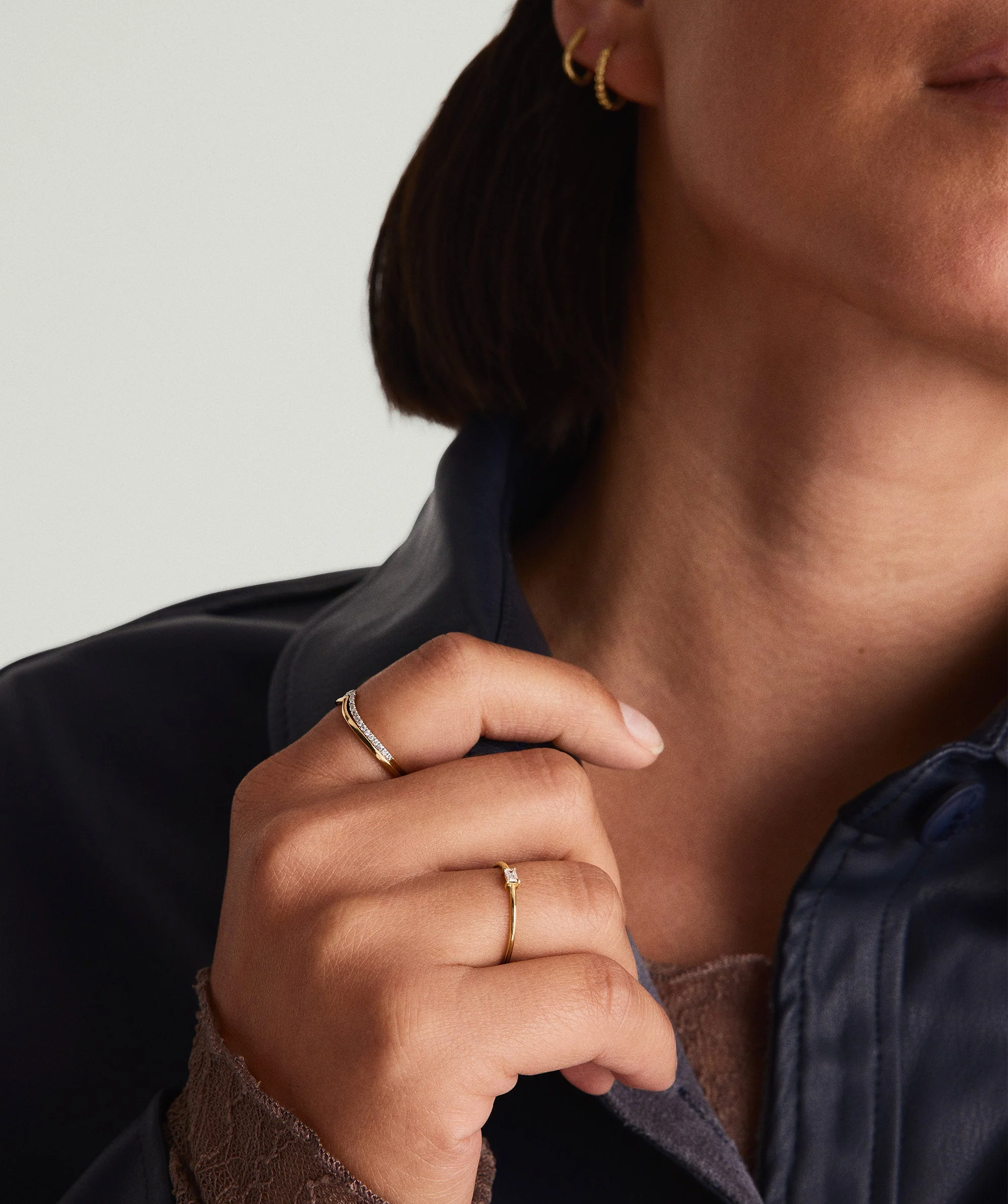 Baguette Stacker Ring - Image 3