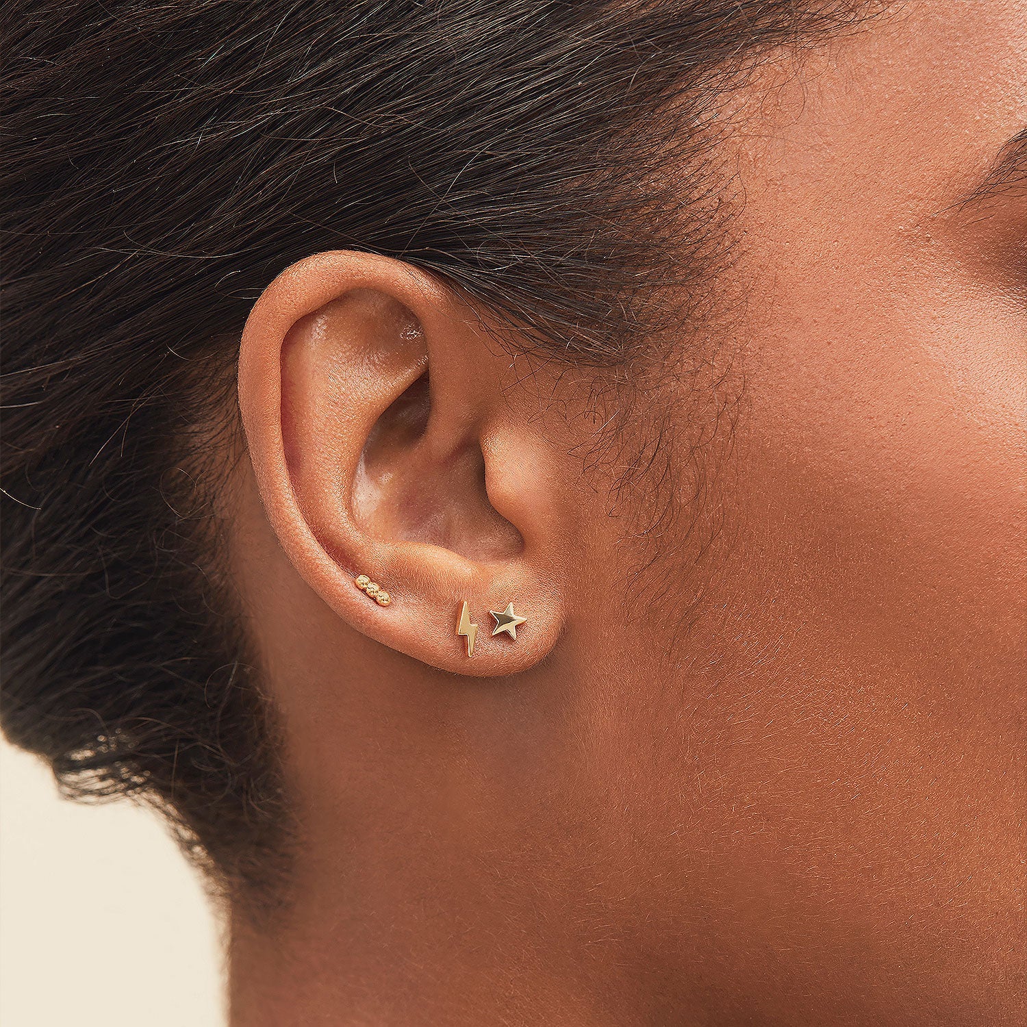 Piercing Studio - Bar Spheres Flat Back Stud - Image 3
