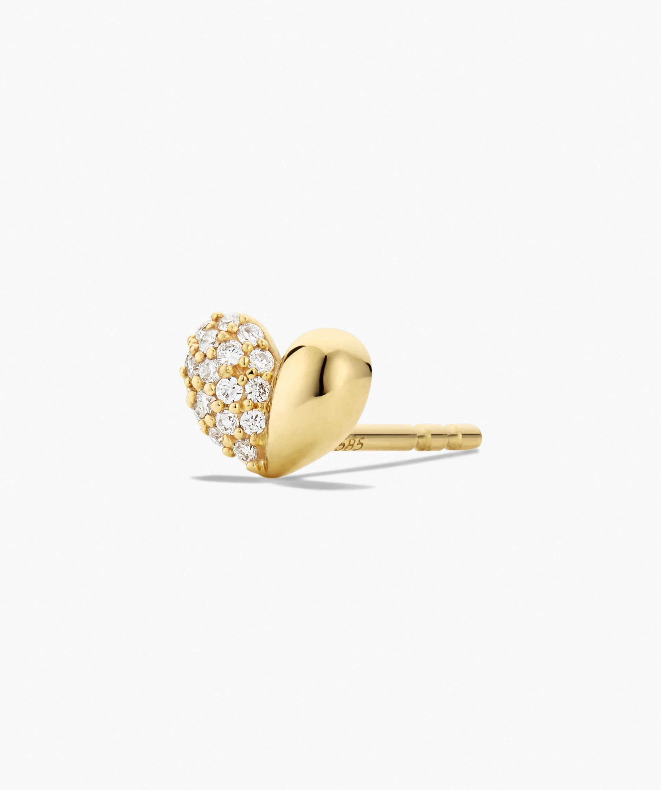 Better Half Heart Studs - Image 3