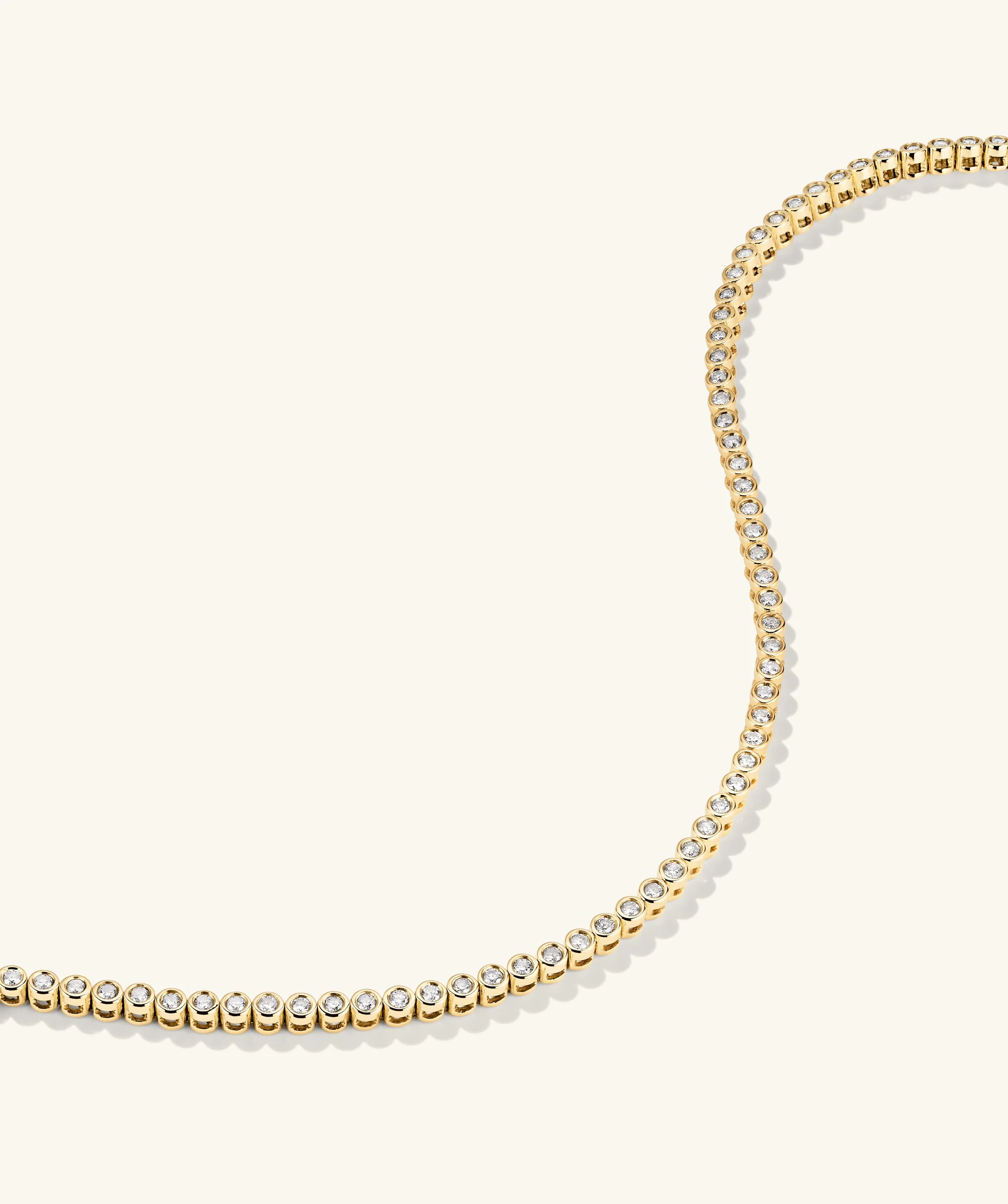 Bezel Lab Grown Diamond Tennis Bracelet - Image 7