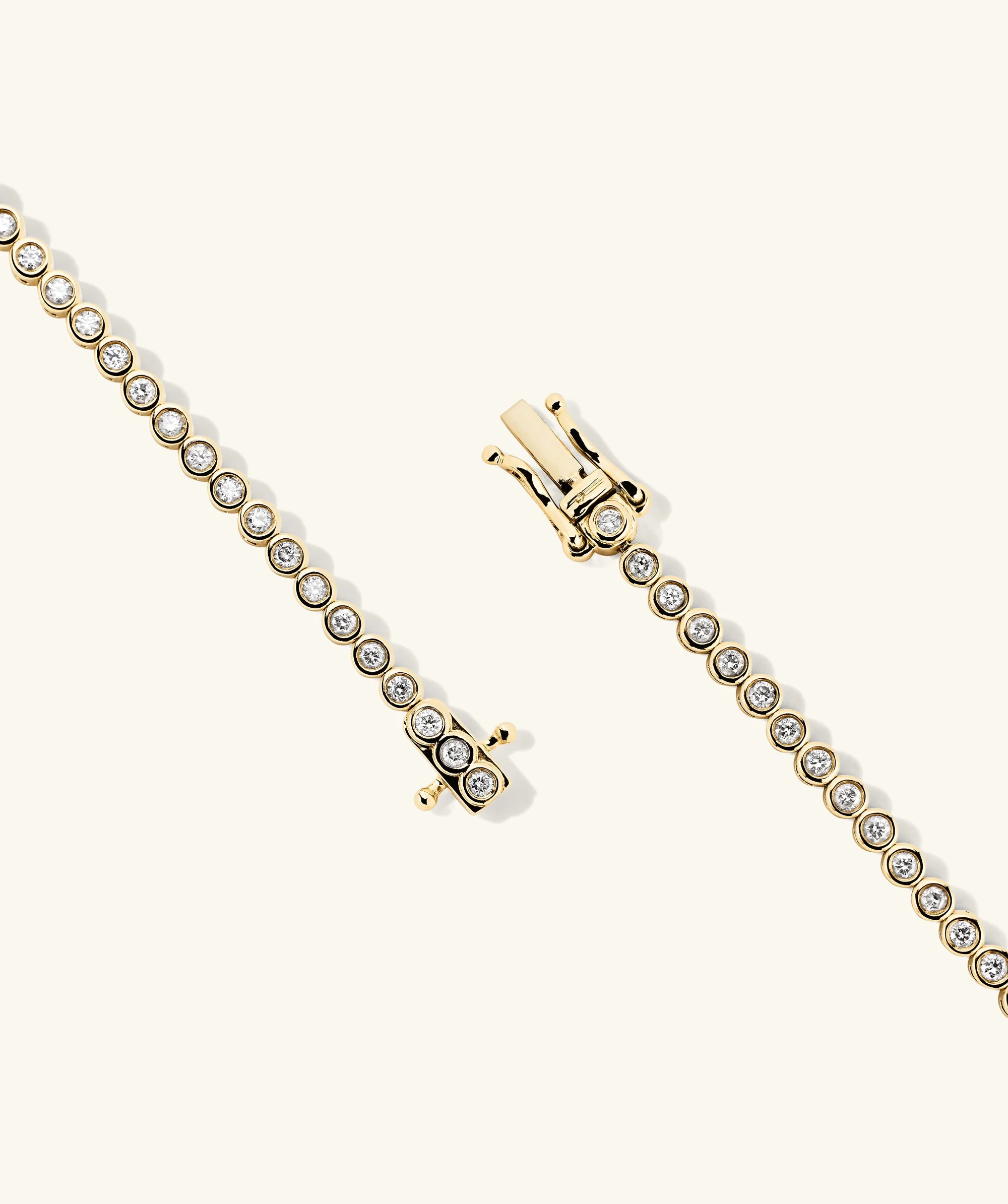 Bezel Lab Grown Diamond Tennis Bracelet - Image 8