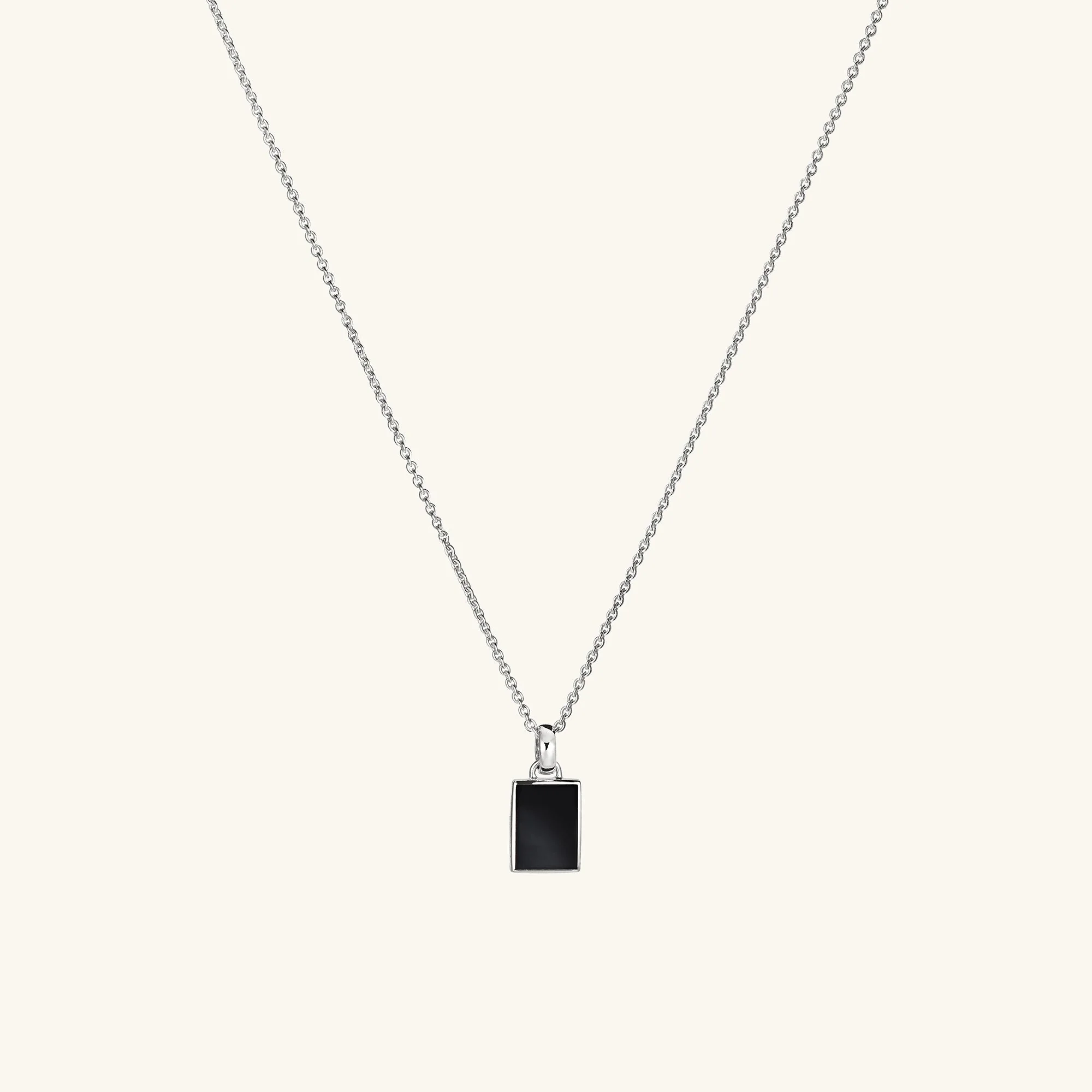 Black Onyx Pendant Necklace - Image 14