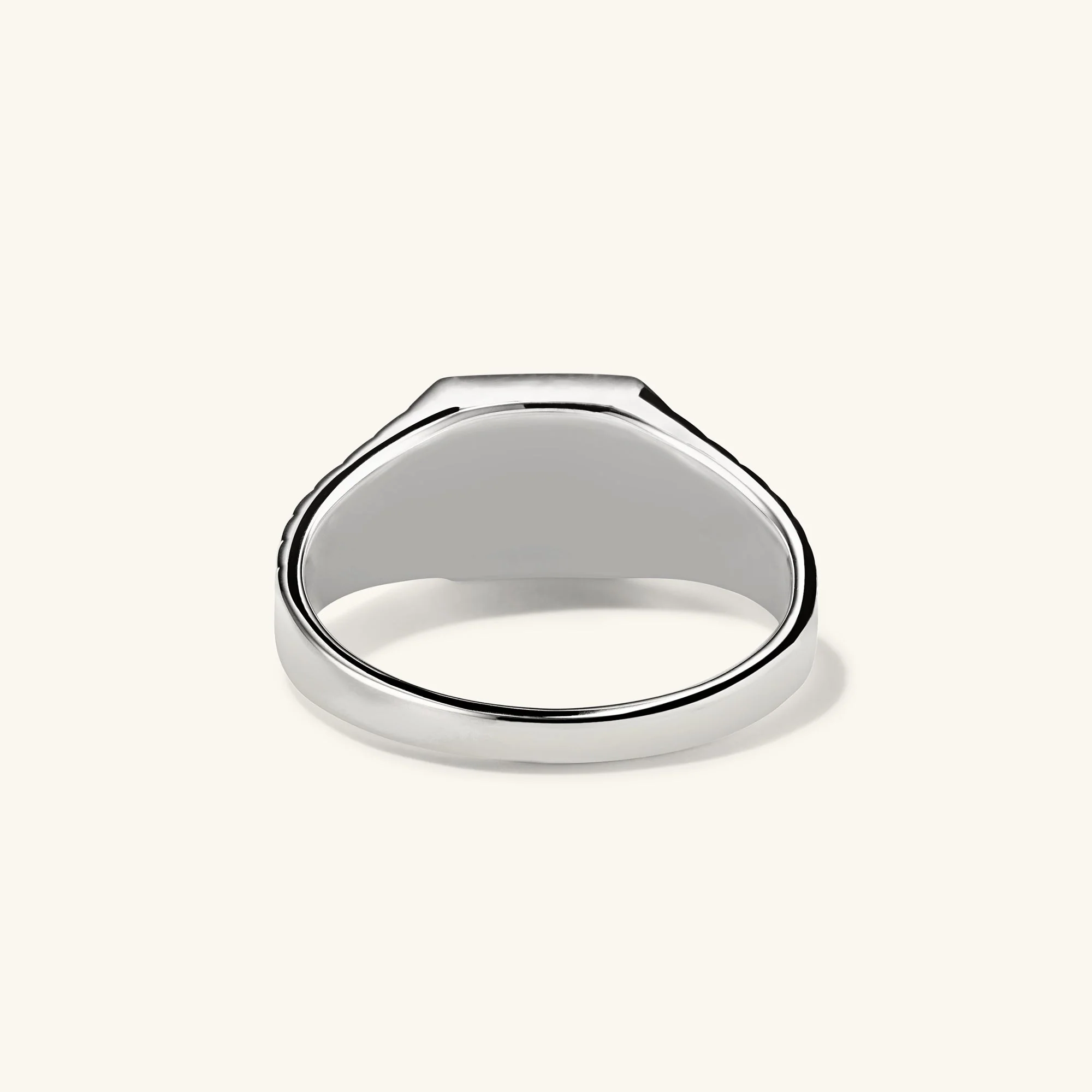 Black Onyx Square Signet Ring - Image 16