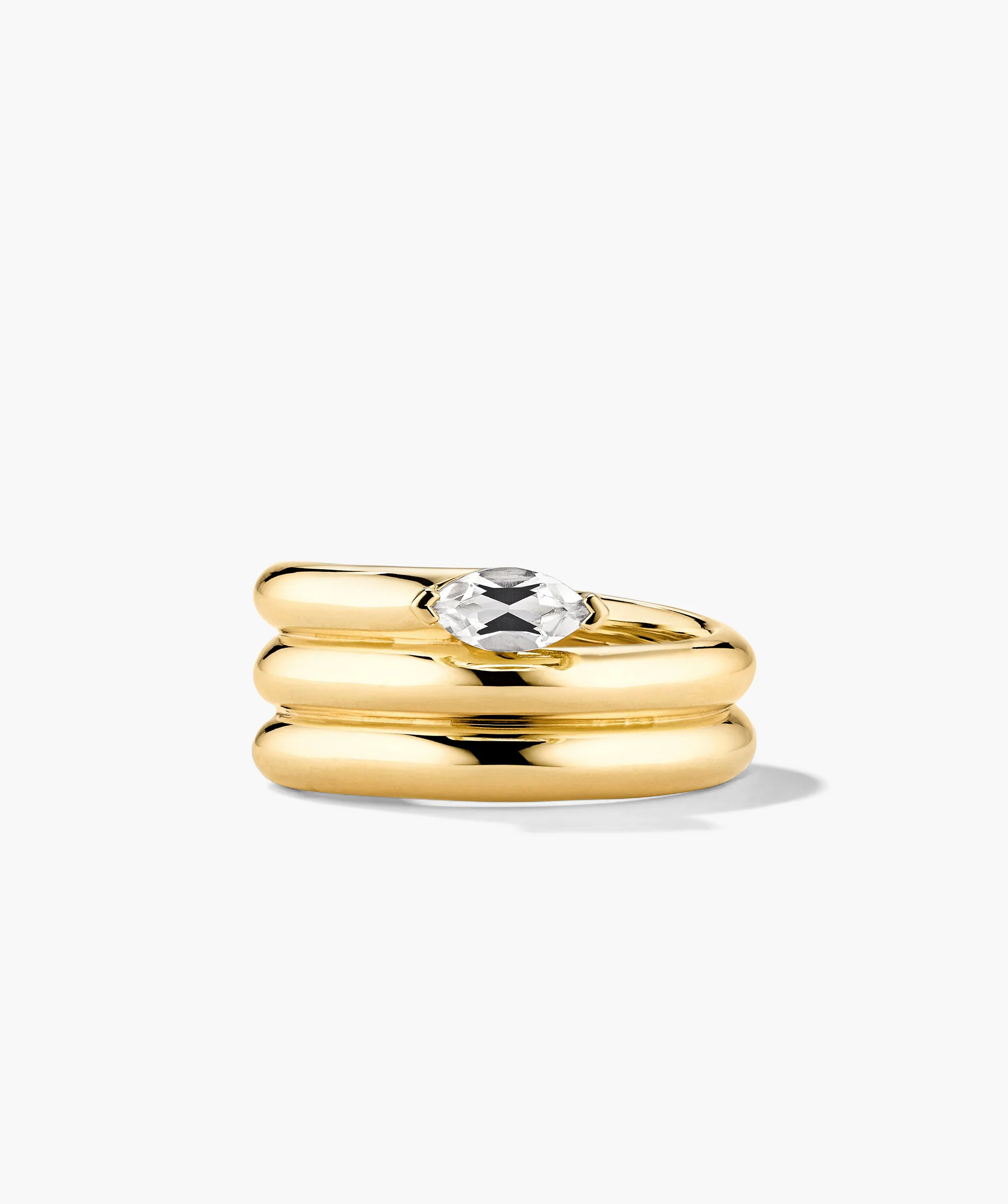 Boa Gemstone Coil Ring - Image 9