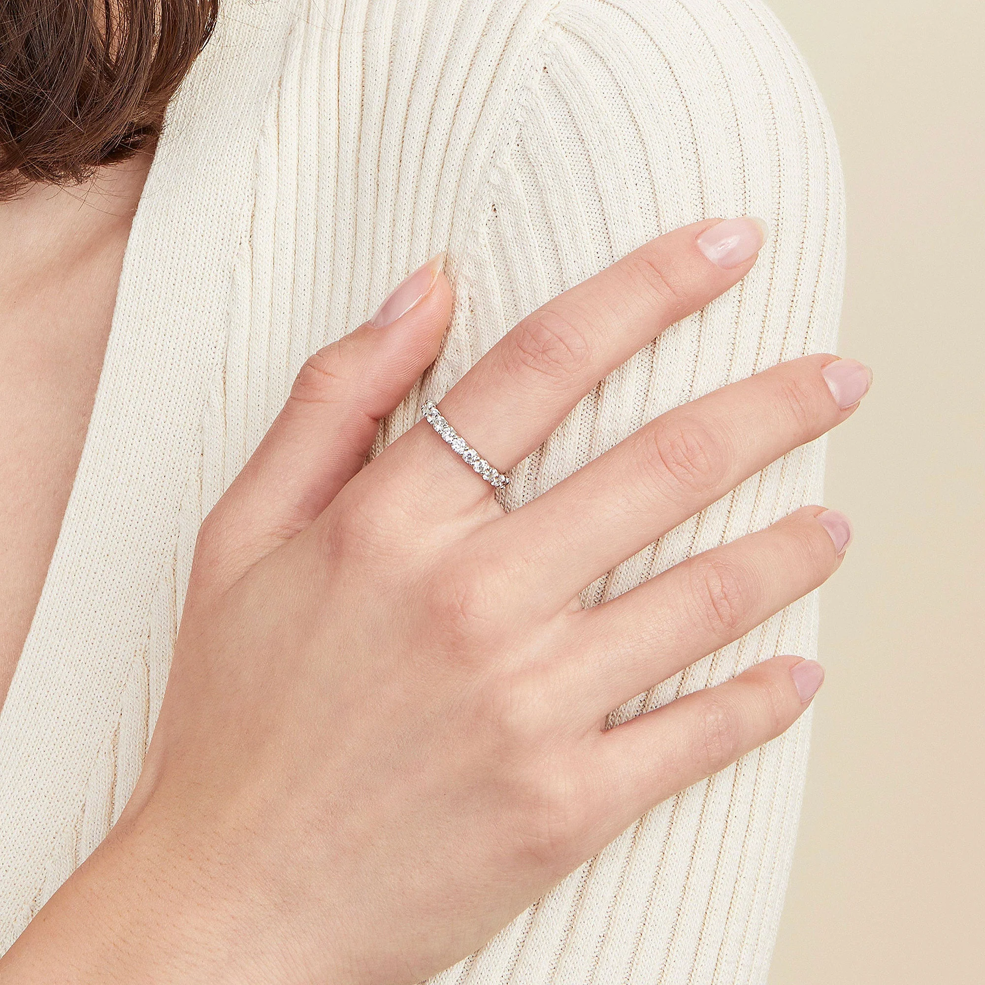 Bold Diamond Eternity Ring - Image 12