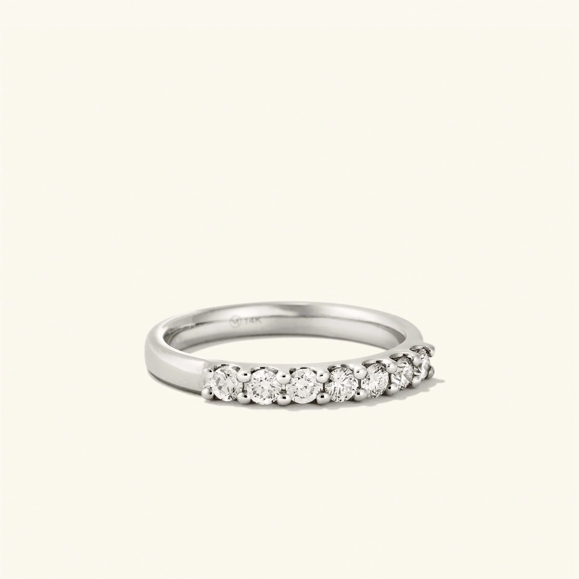 Bold Diamond Half Eternity Ring - Image 11