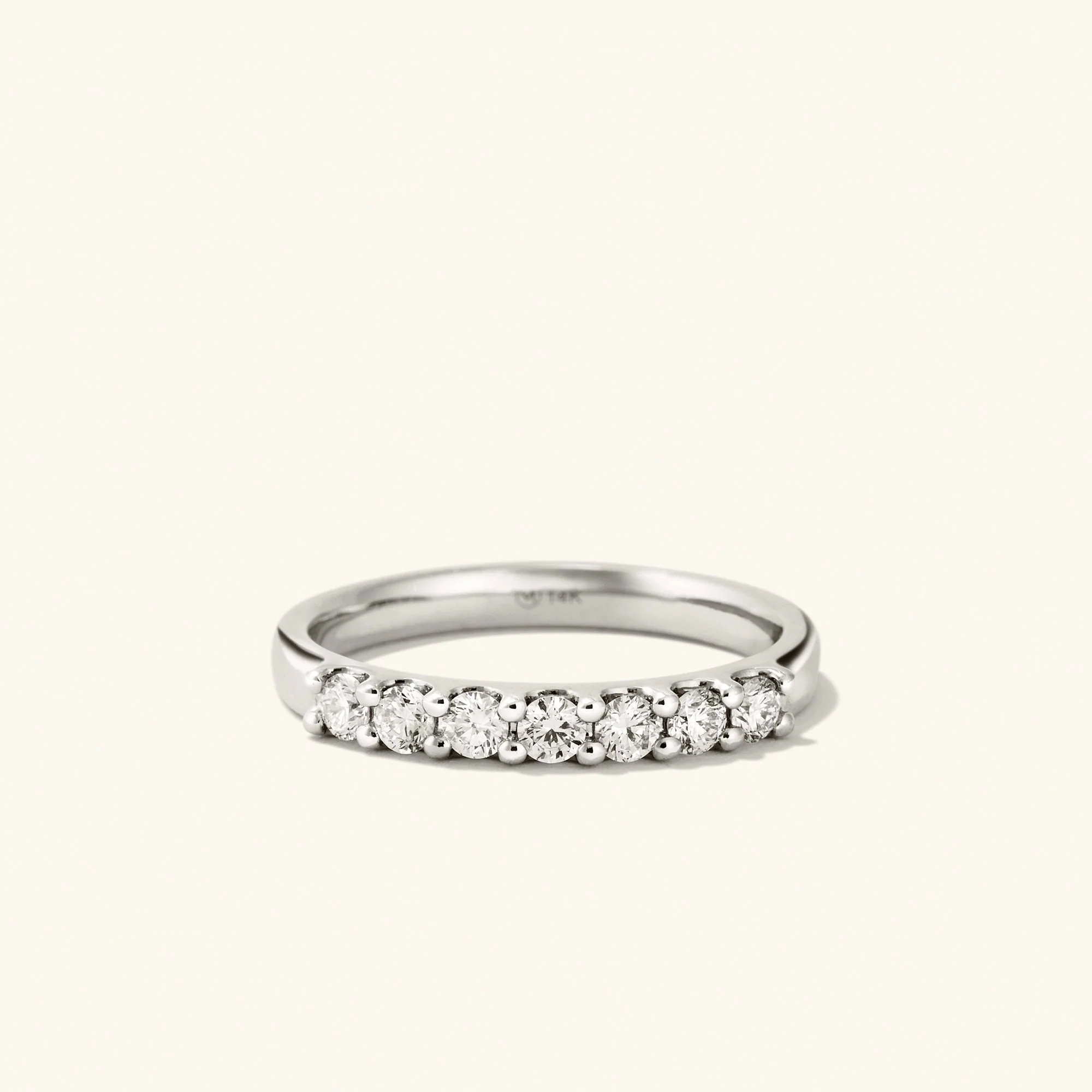 Bold Diamond Half Eternity Ring - Image 14