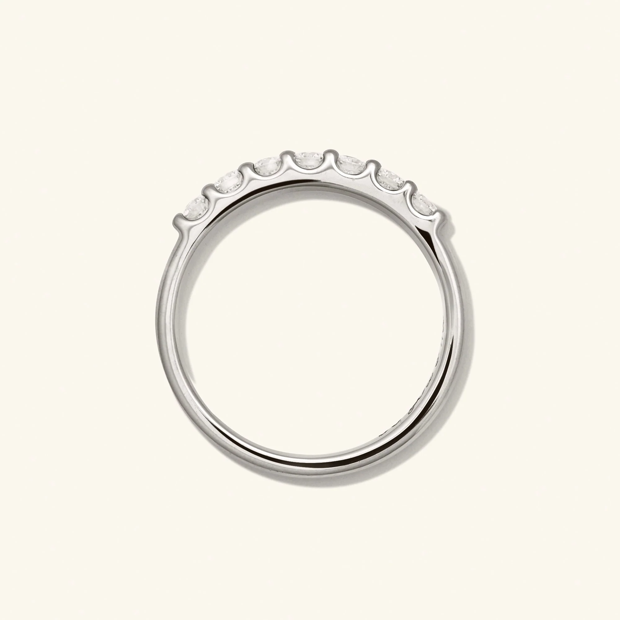Bold Diamond Half Eternity Ring - Image 16