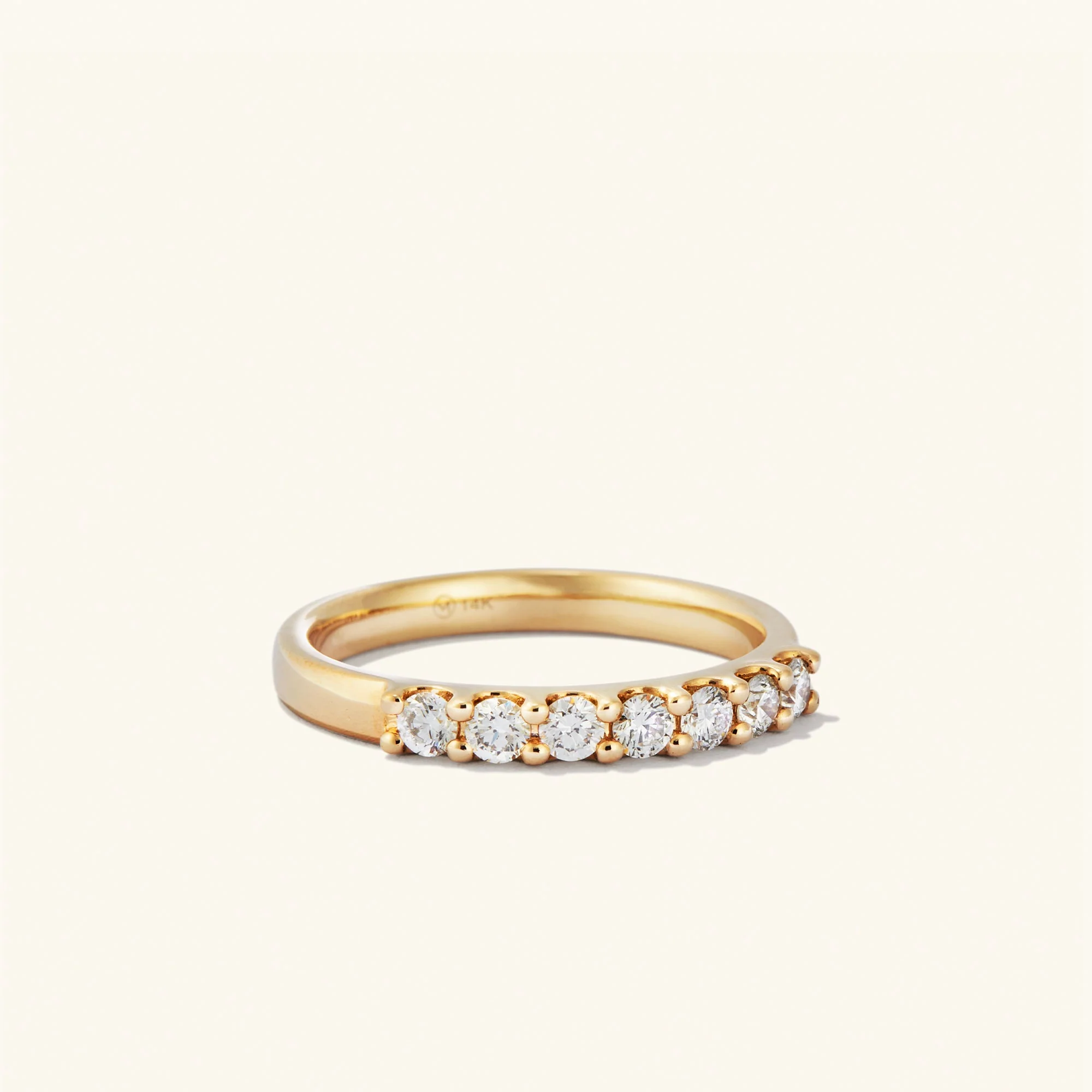 Bold Diamond Half Eternity Ring - Image 2