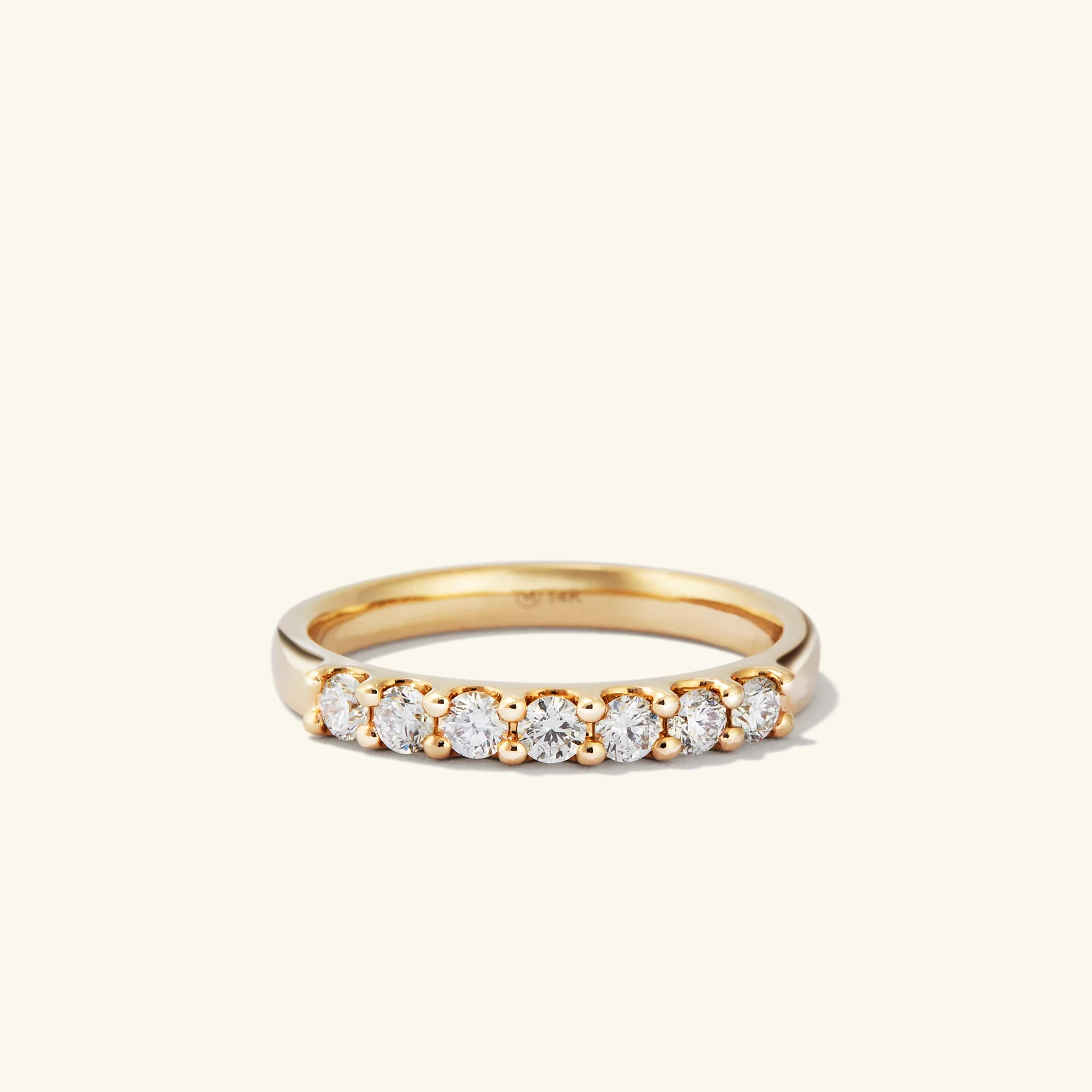Bold Diamond Half Eternity Ring - Image 7