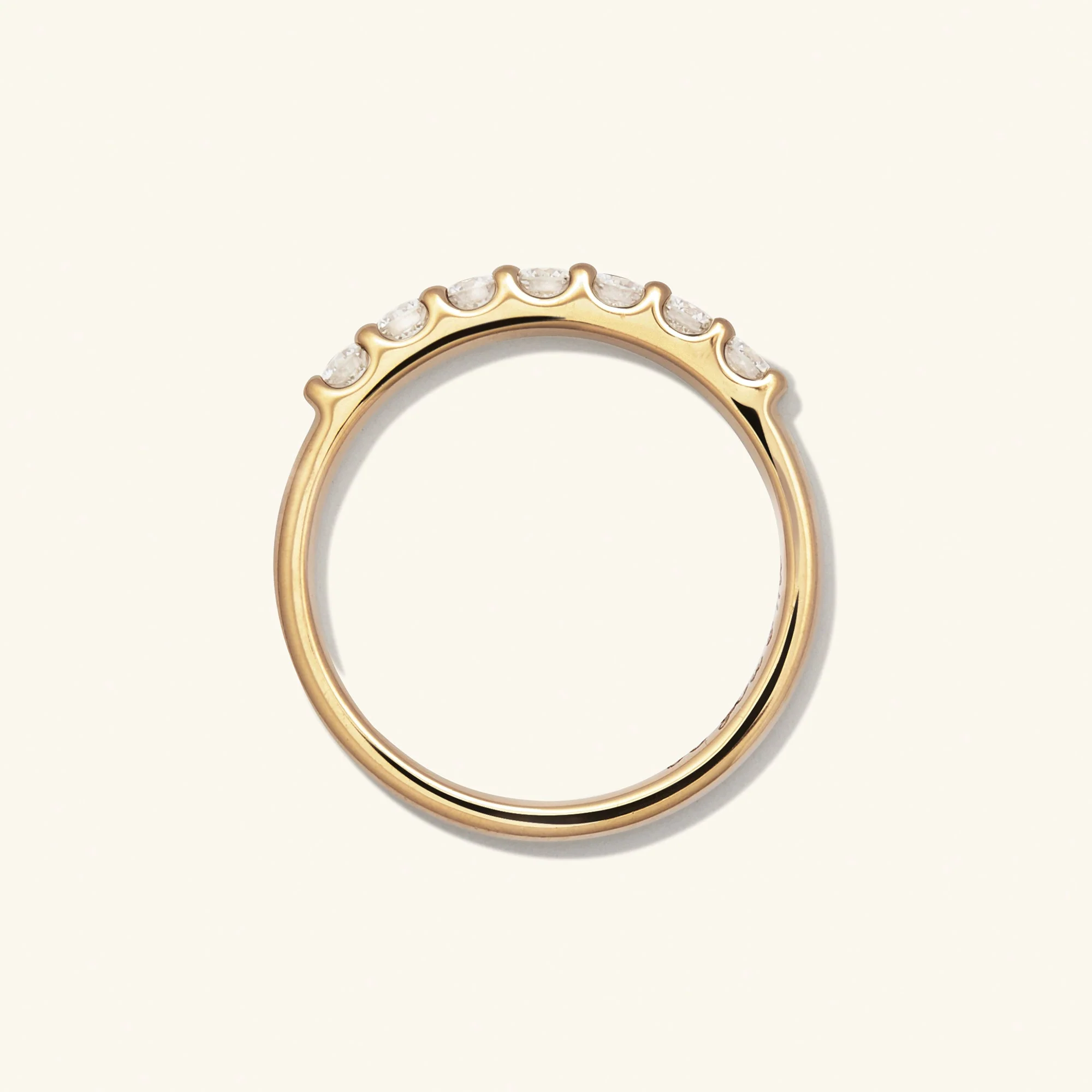 Bold Diamond Half Eternity Ring - Image 8