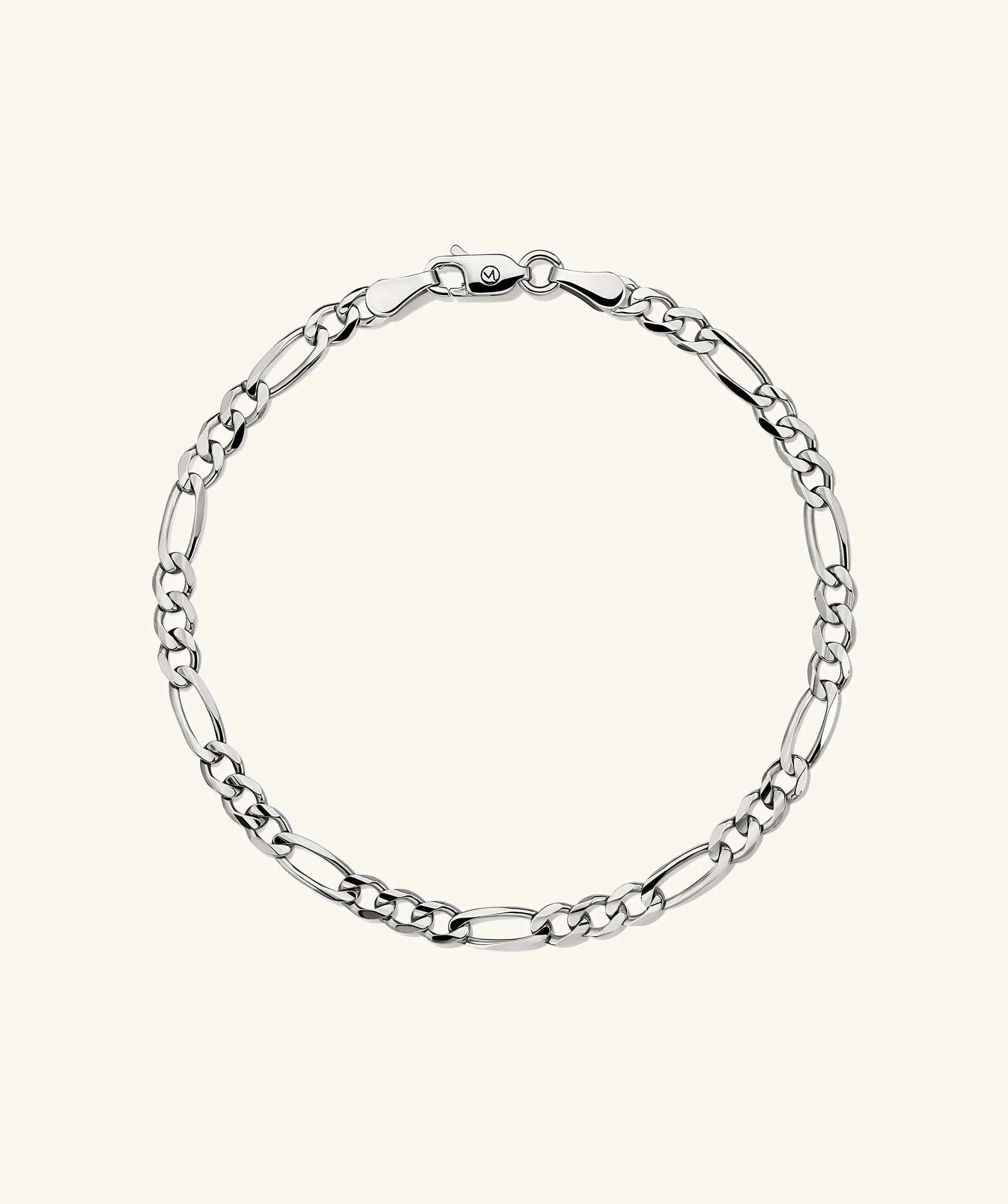 Bold Figaro Chain Bracelet - Image 2