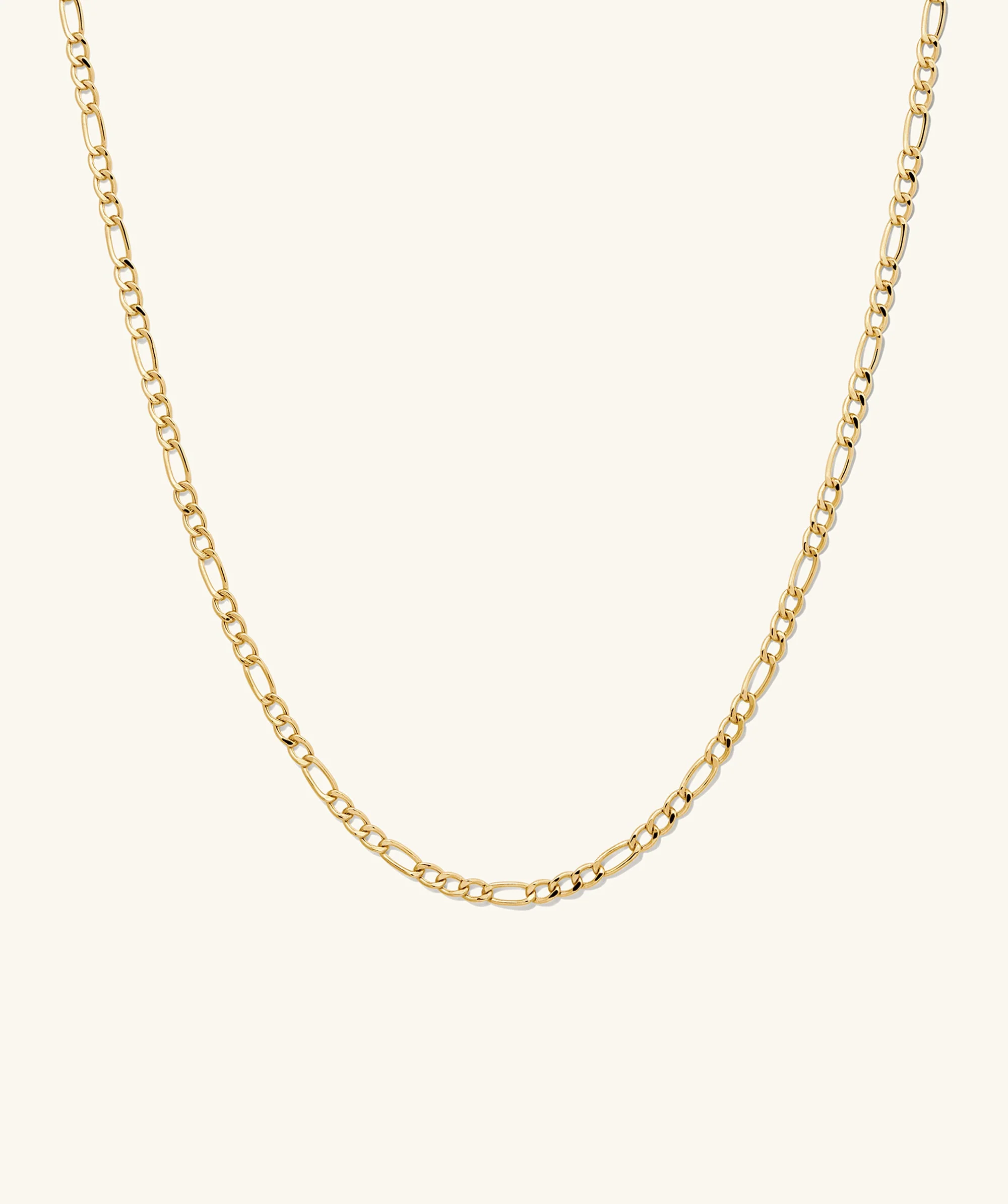 Bold Figaro Chain Necklace - Image 2