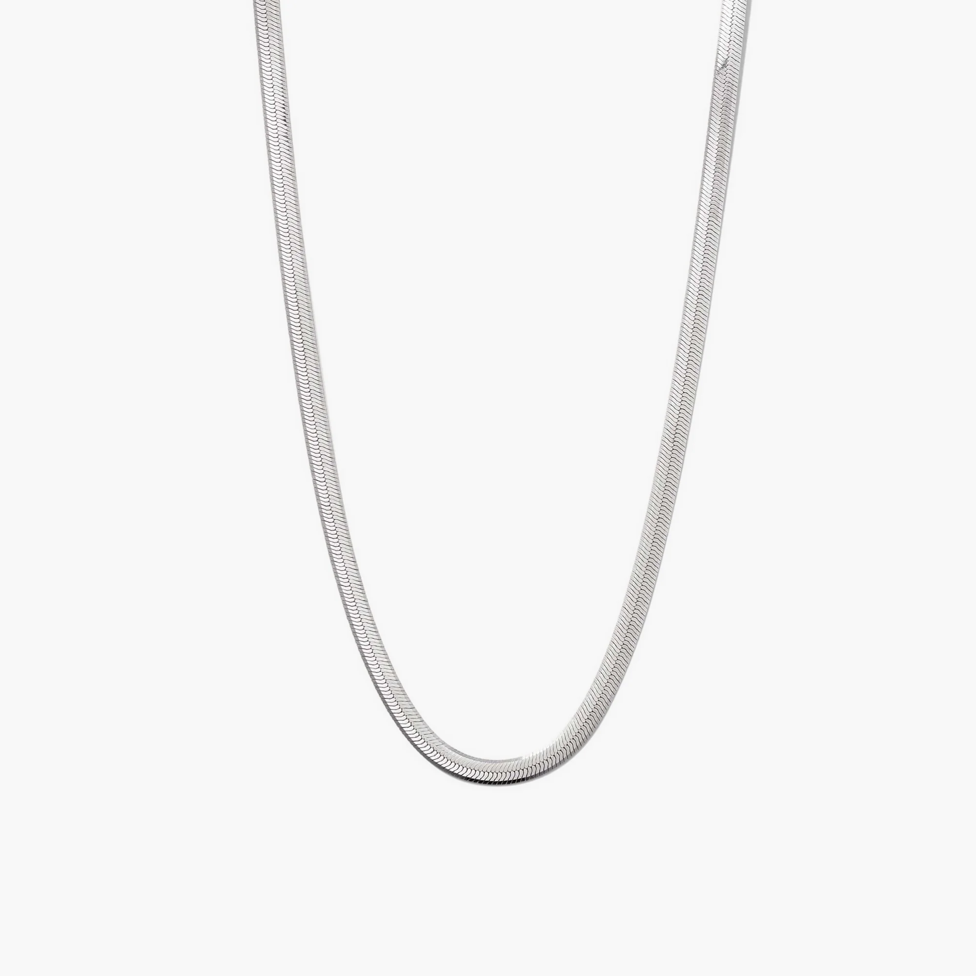 Bold Herringbone Chain Necklace - Image 10