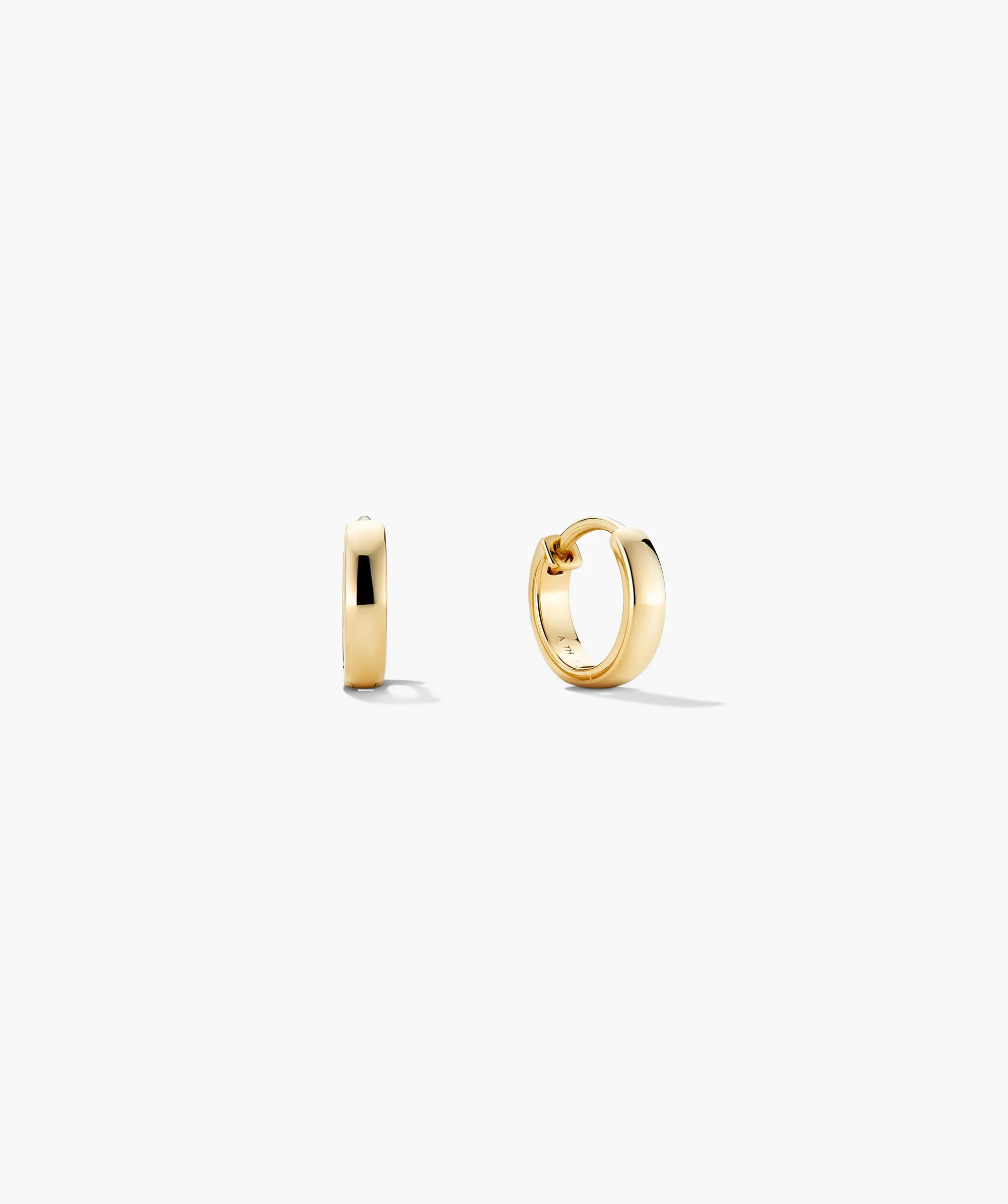 Bold Huggie Hoops - Image 12