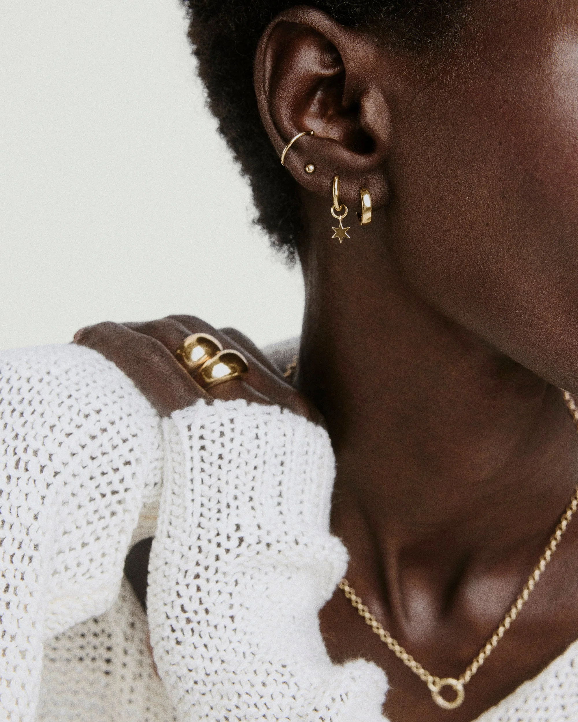 Bold Huggie Hoops - Image 17