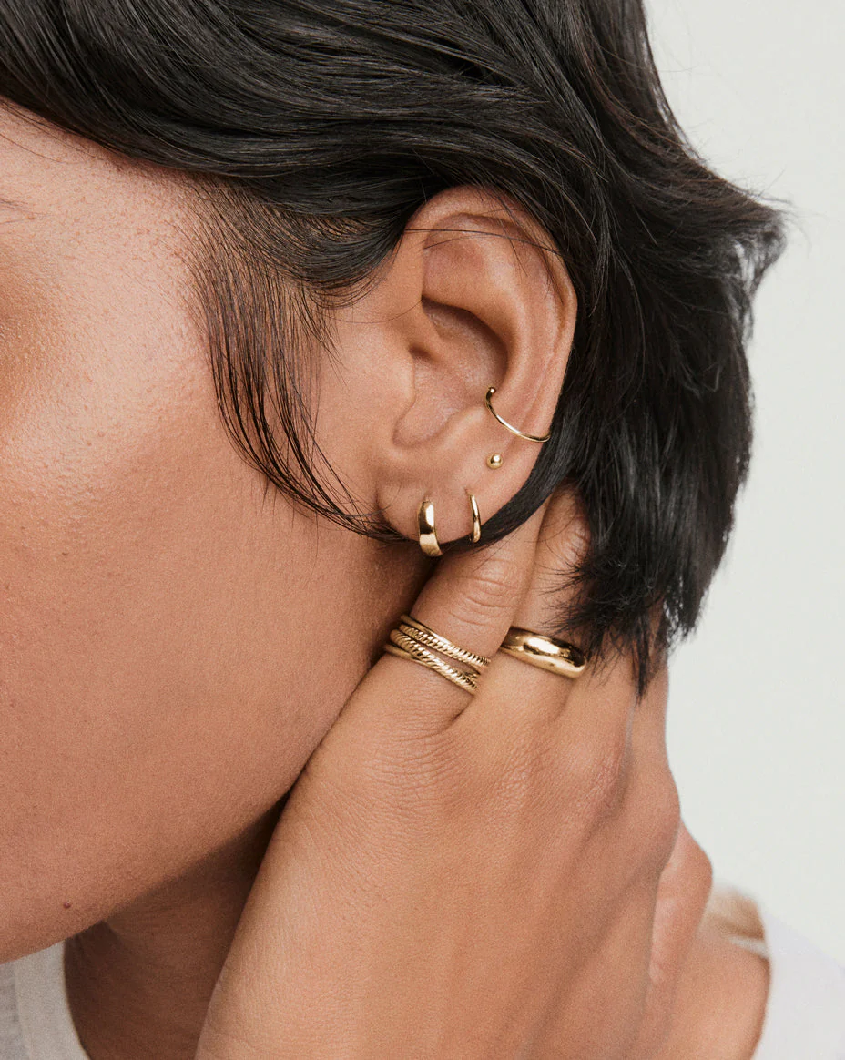 Bold Huggie Hoops - Image 18