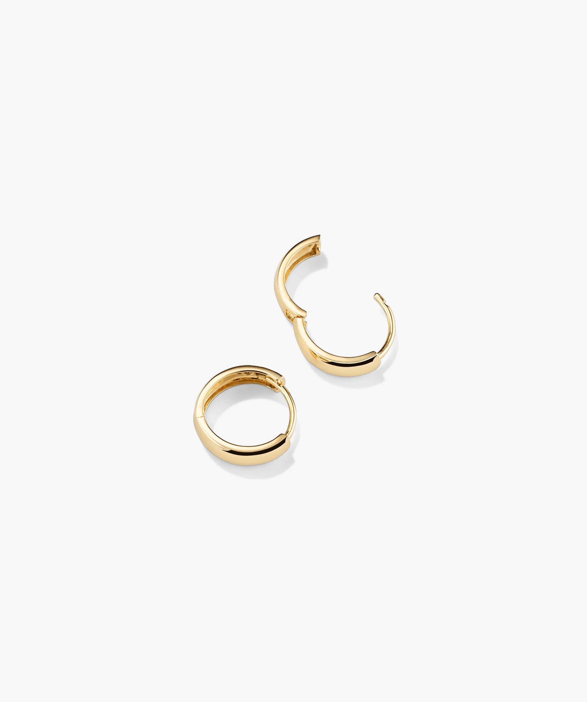 Bold Huggie Hoops - Image 2