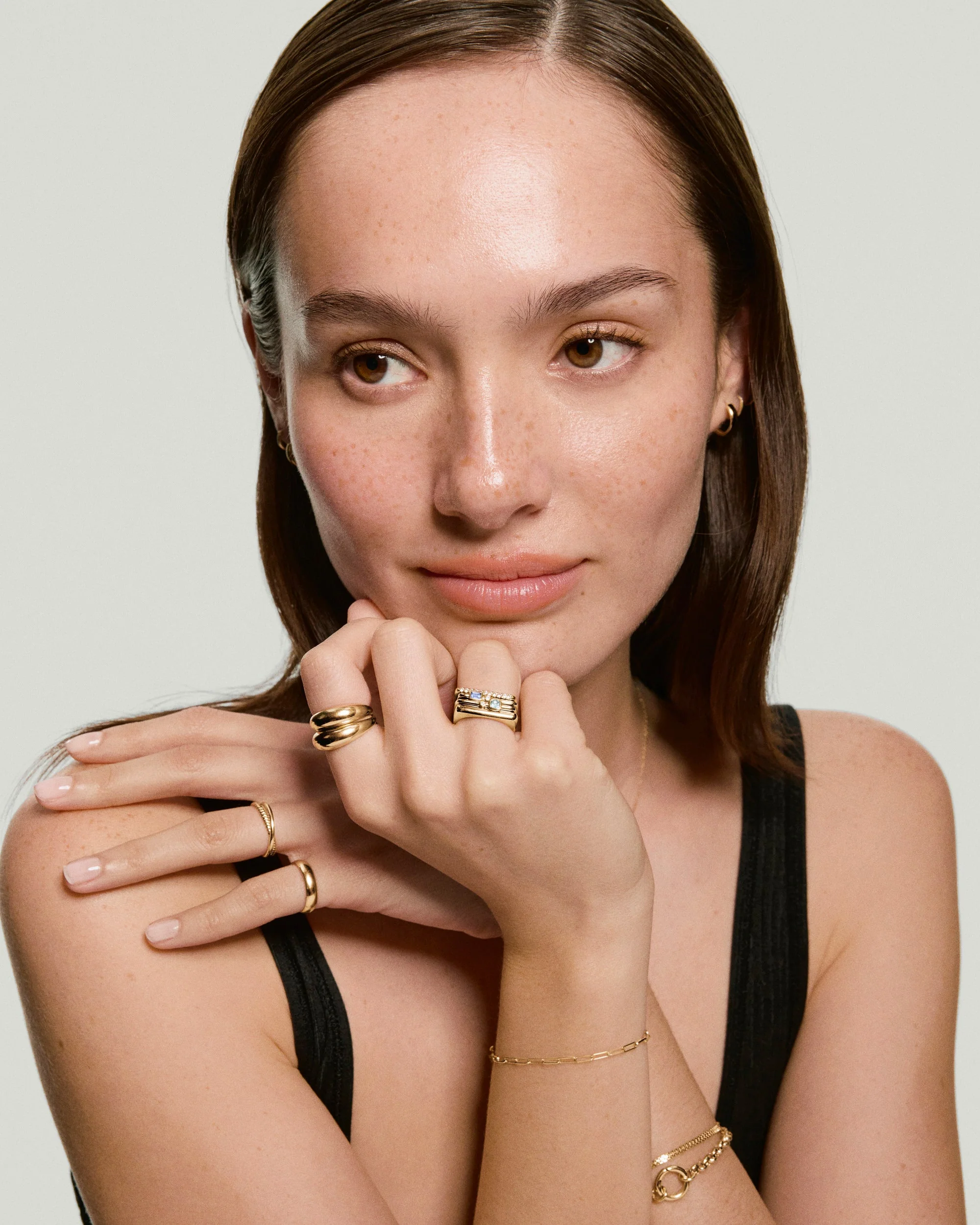 Bold Puzzle Stacking Ring - Image 10
