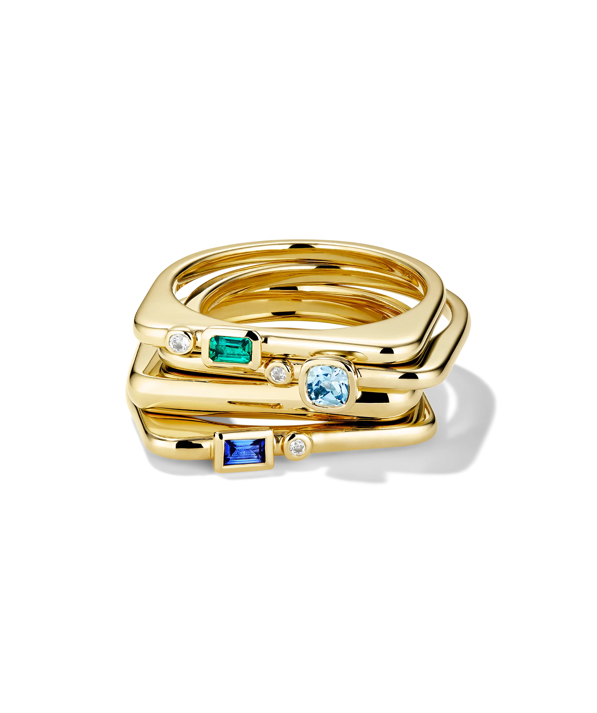 Bold Puzzle Stacking Ring - Image 4