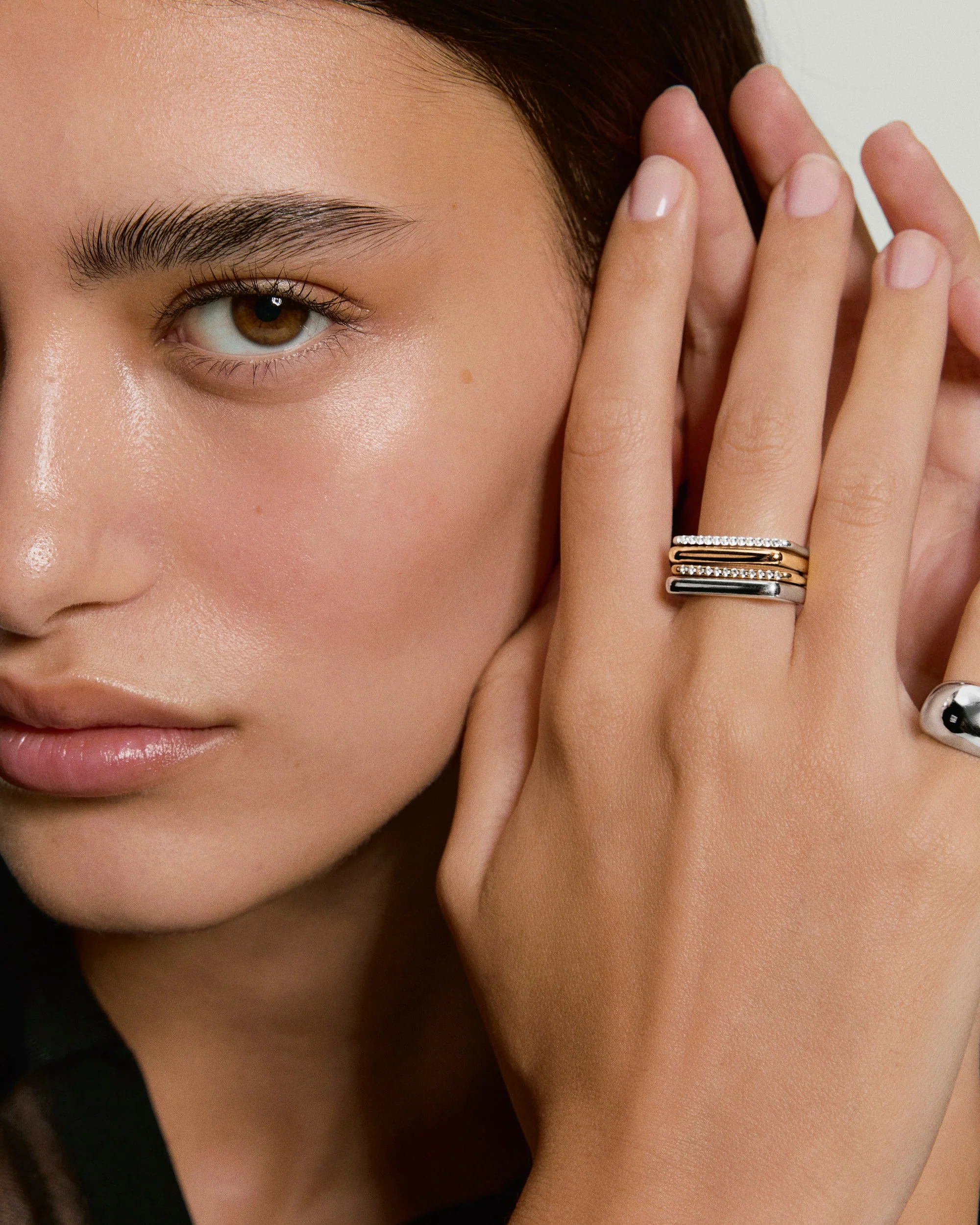 Bold Puzzle Stacking Ring - Image 9