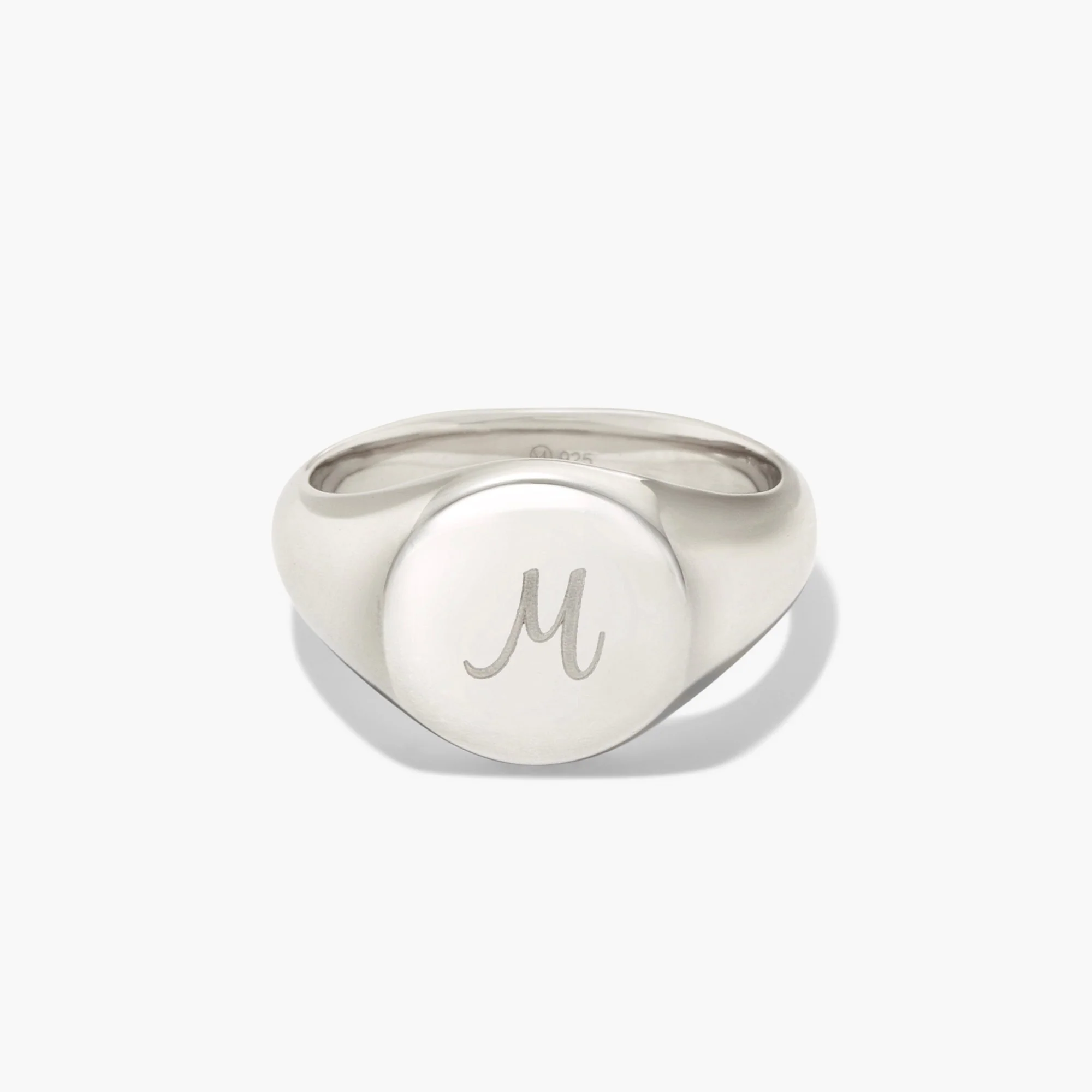 Bold Round Signet Ring - Image 4