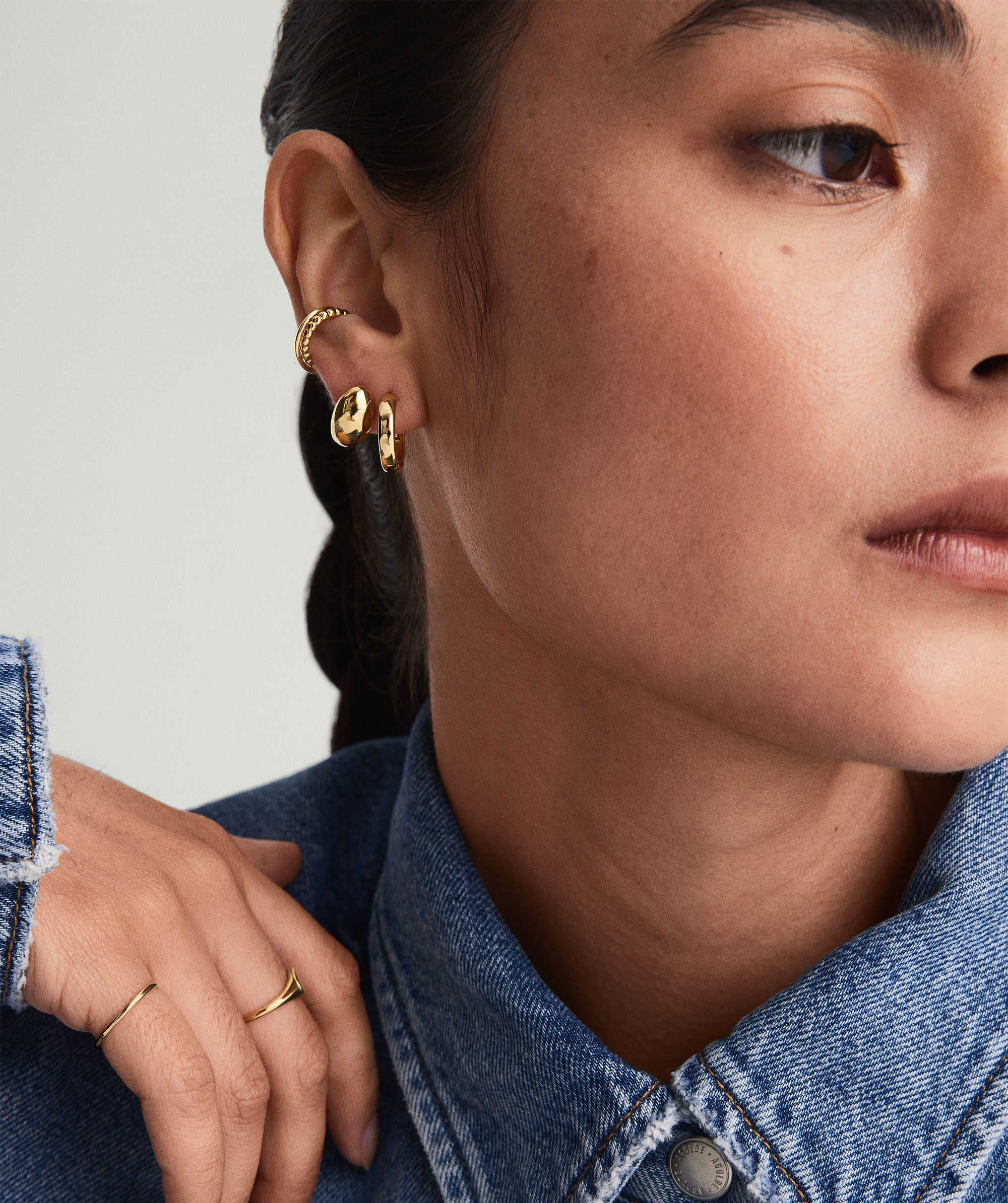 Bold Small Hoops - Image 3