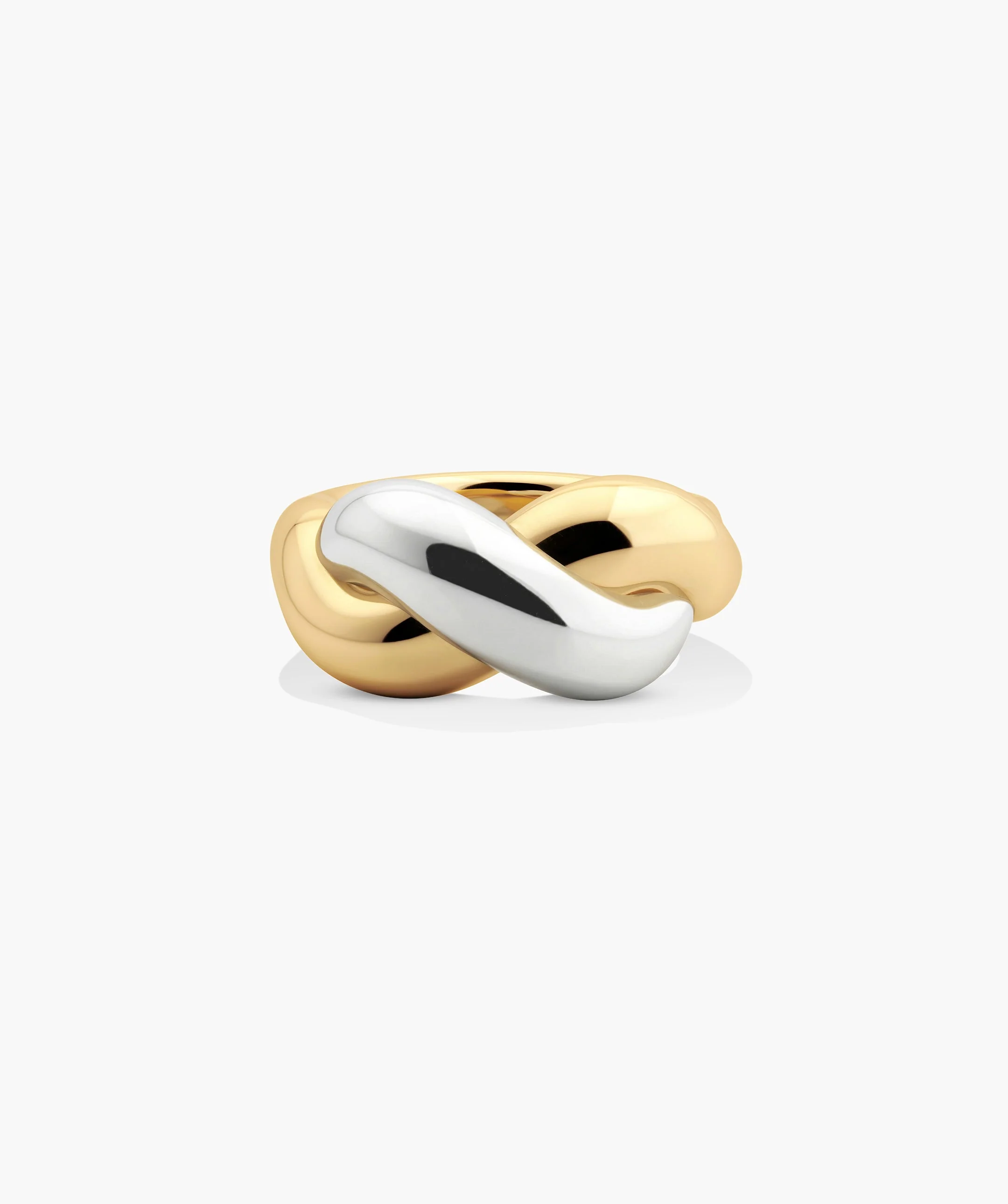 Brioche Mixed Metal Ring - Image 3