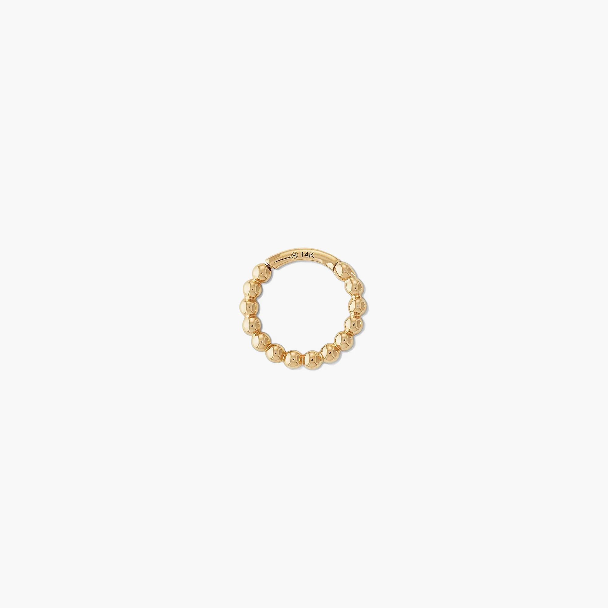 Cartilage Beaded Mini Hoop - Image 4