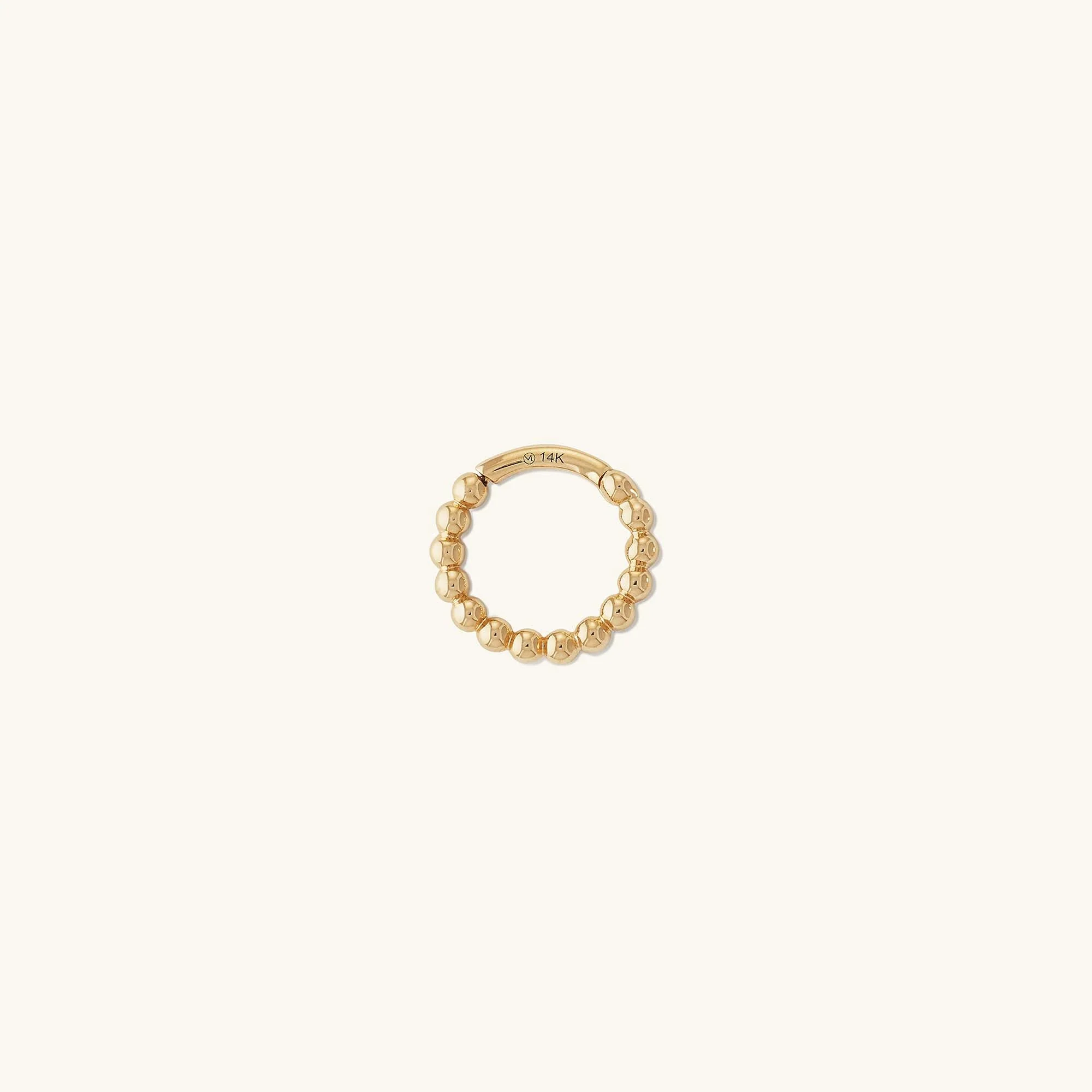 Cartilage Beaded Mini Hoop - Image 6